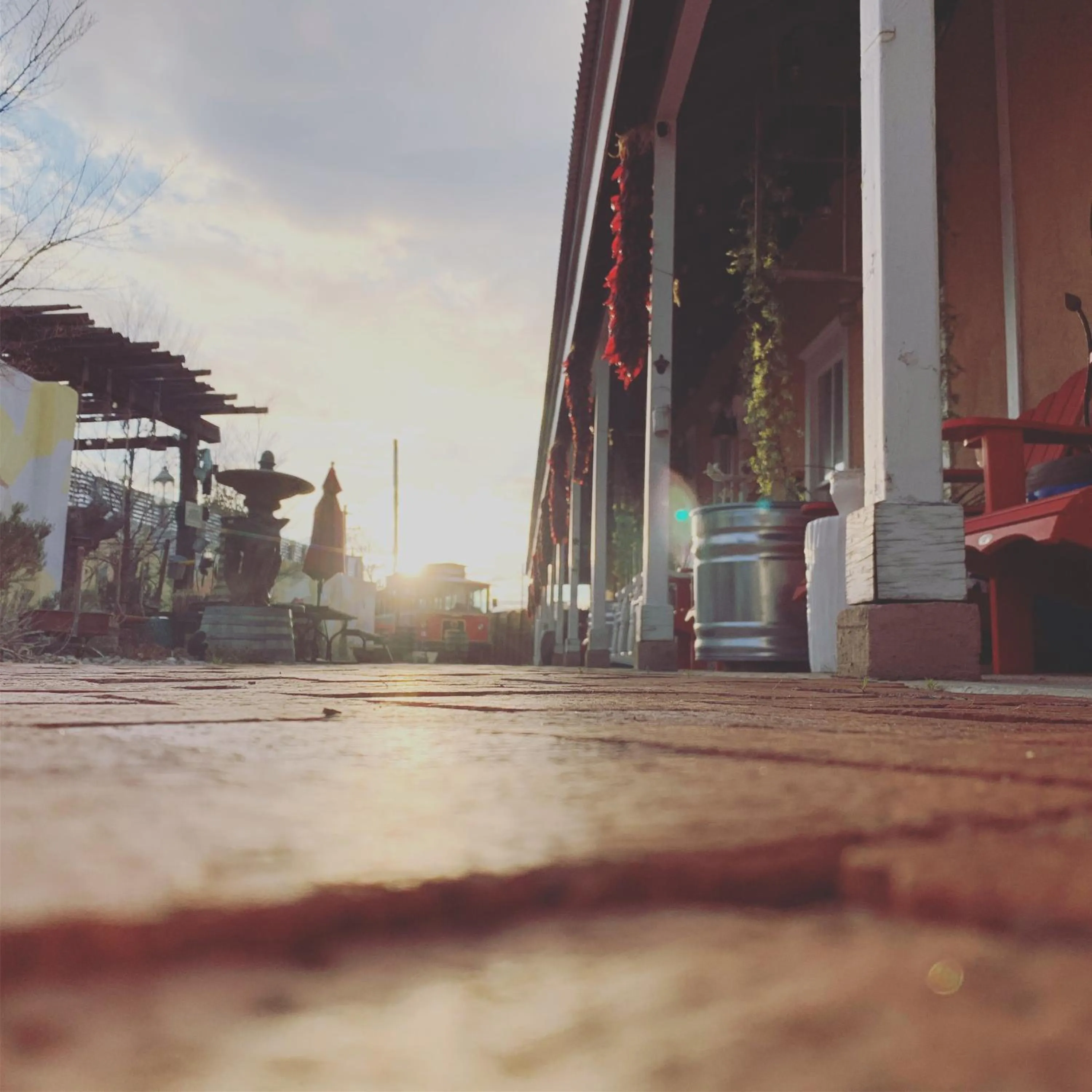 Balcony/Terrace in Painted Lady Bed & Brew