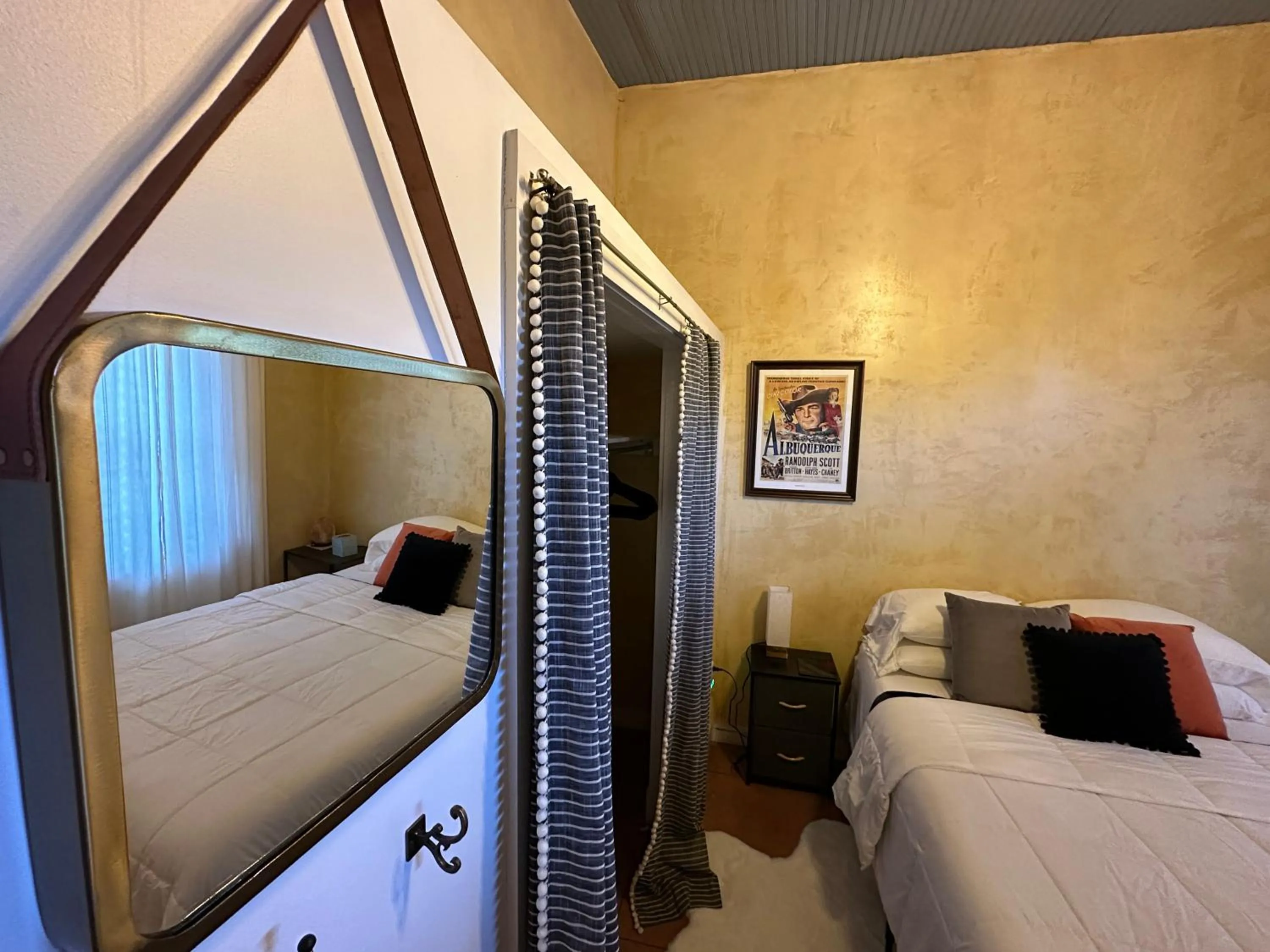 Bedroom, Bed in Painted Lady Bed & Brew