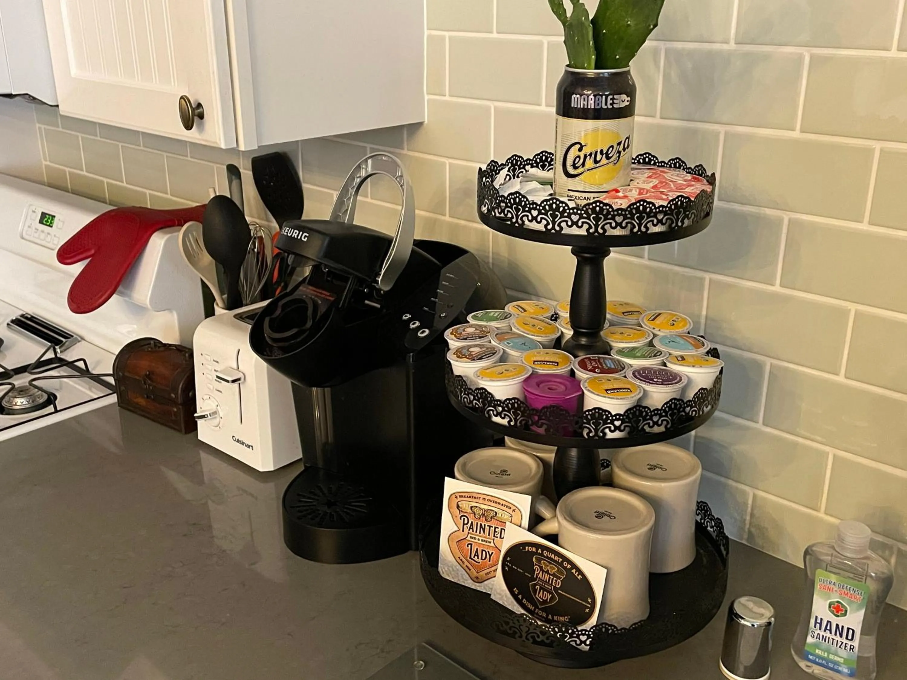 kitchen in Painted Lady Bed & Brew