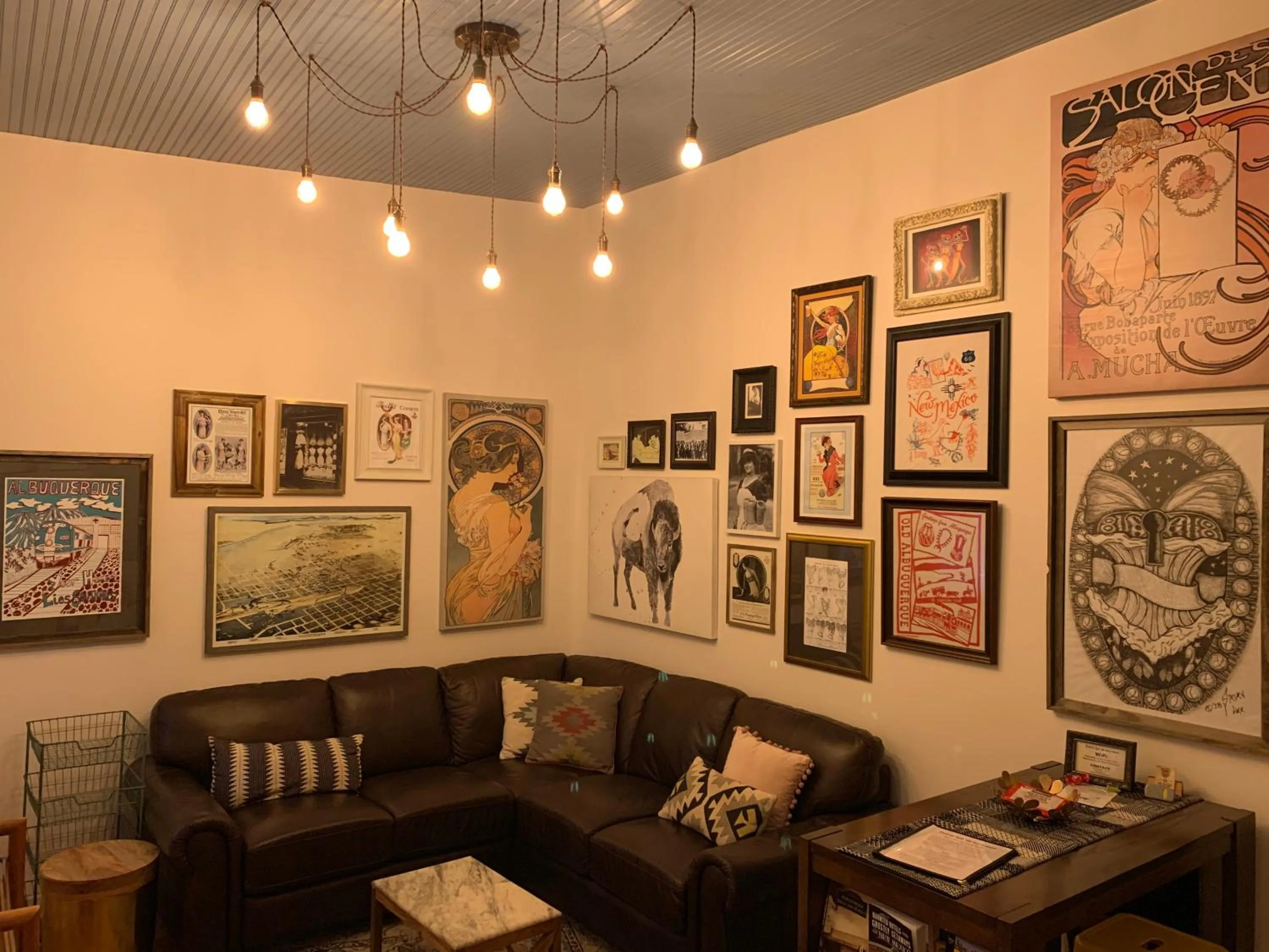 Living room in Painted Lady Bed & Brew