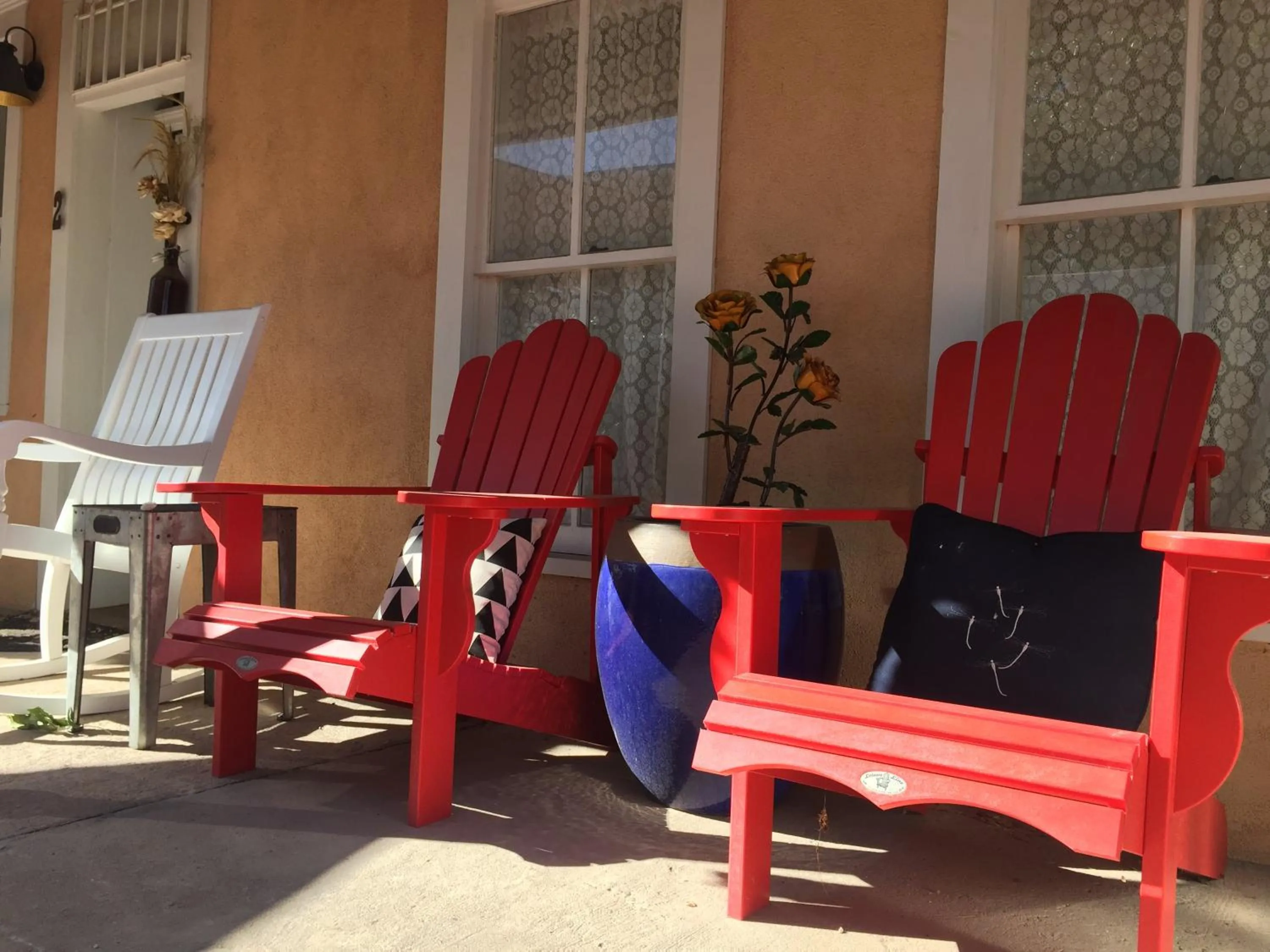 Patio in Painted Lady Bed & Brew