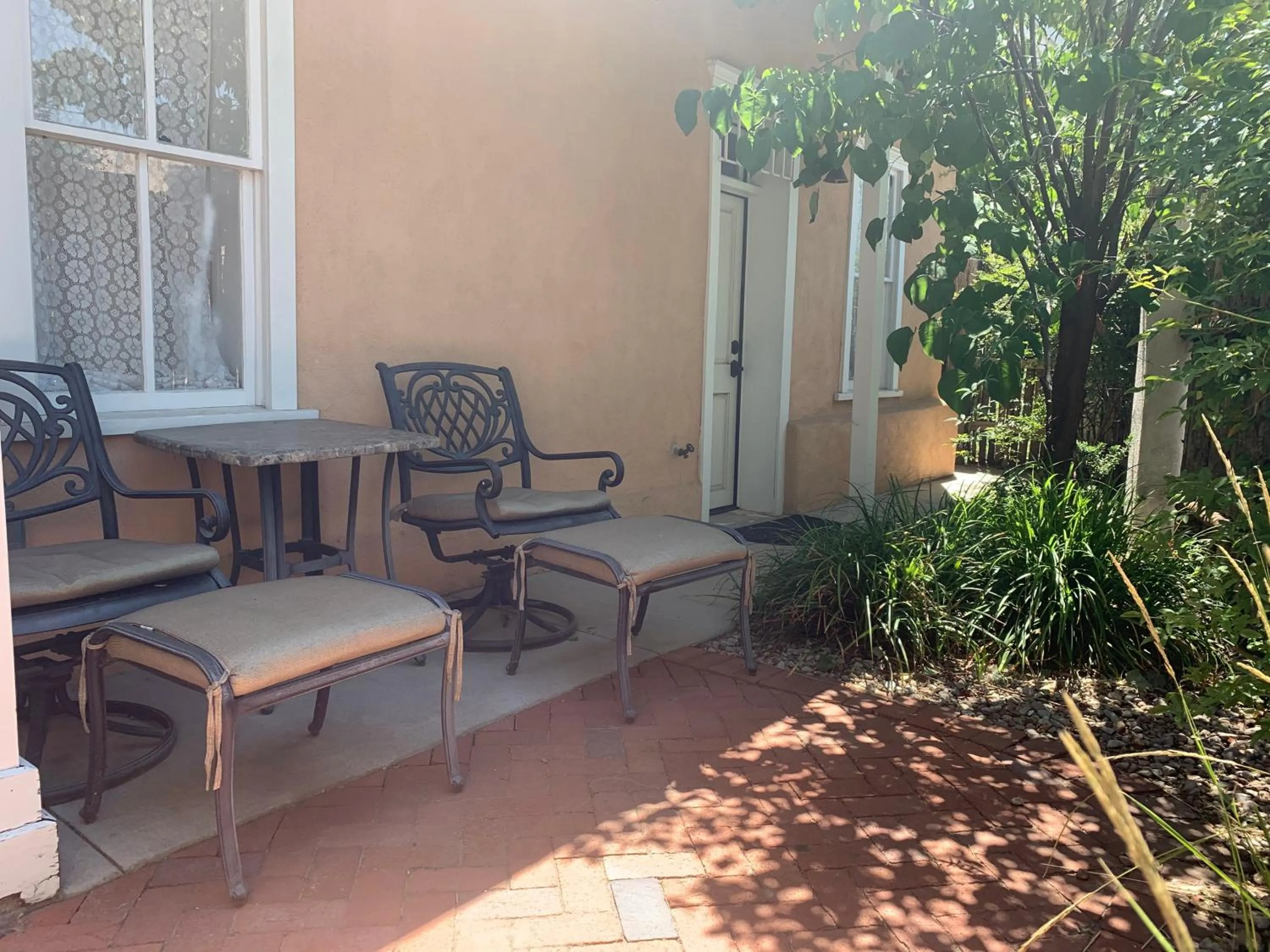 Patio in Painted Lady Bed & Brew