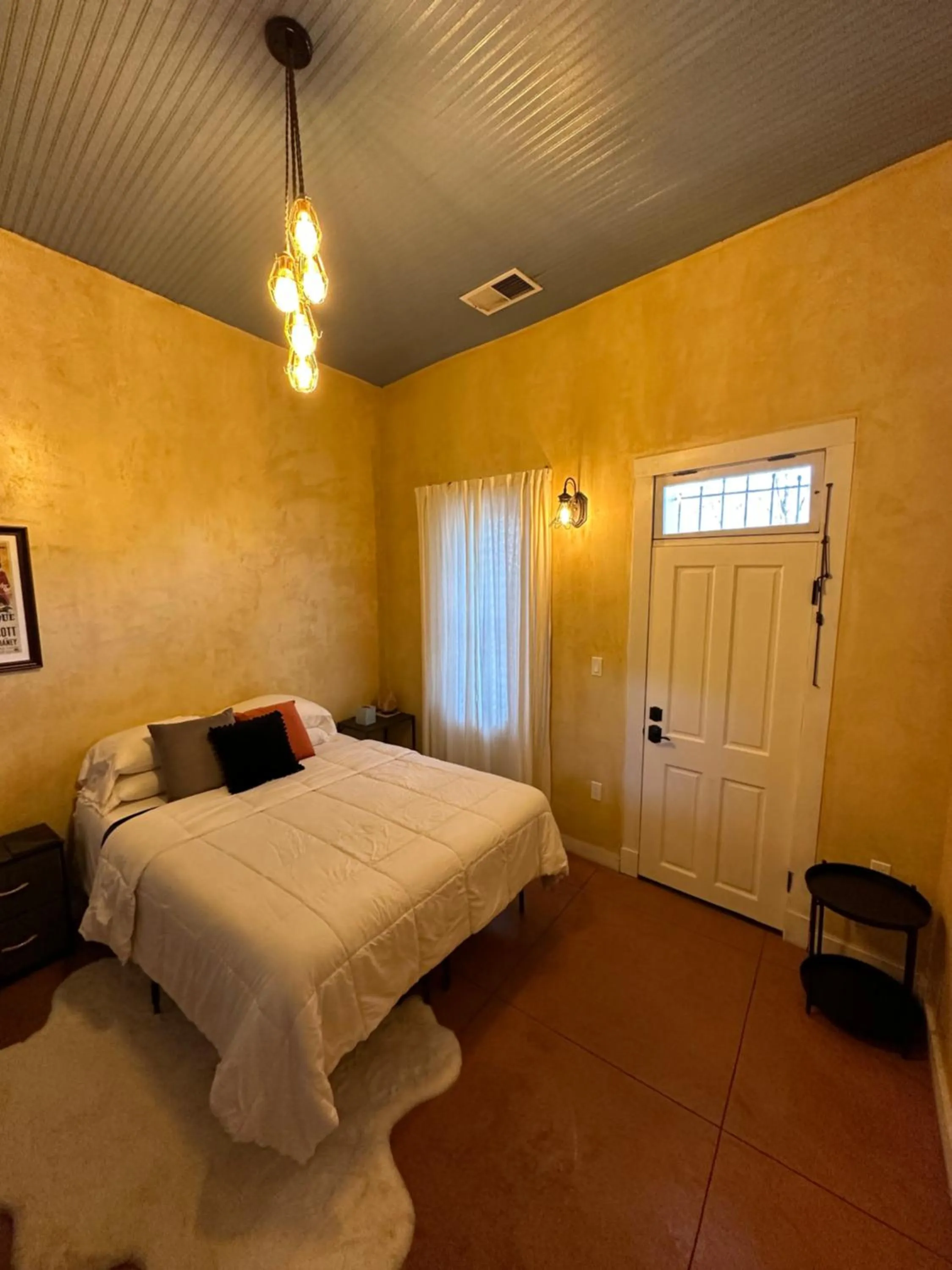 Bedroom, Bed in Painted Lady Bed & Brew