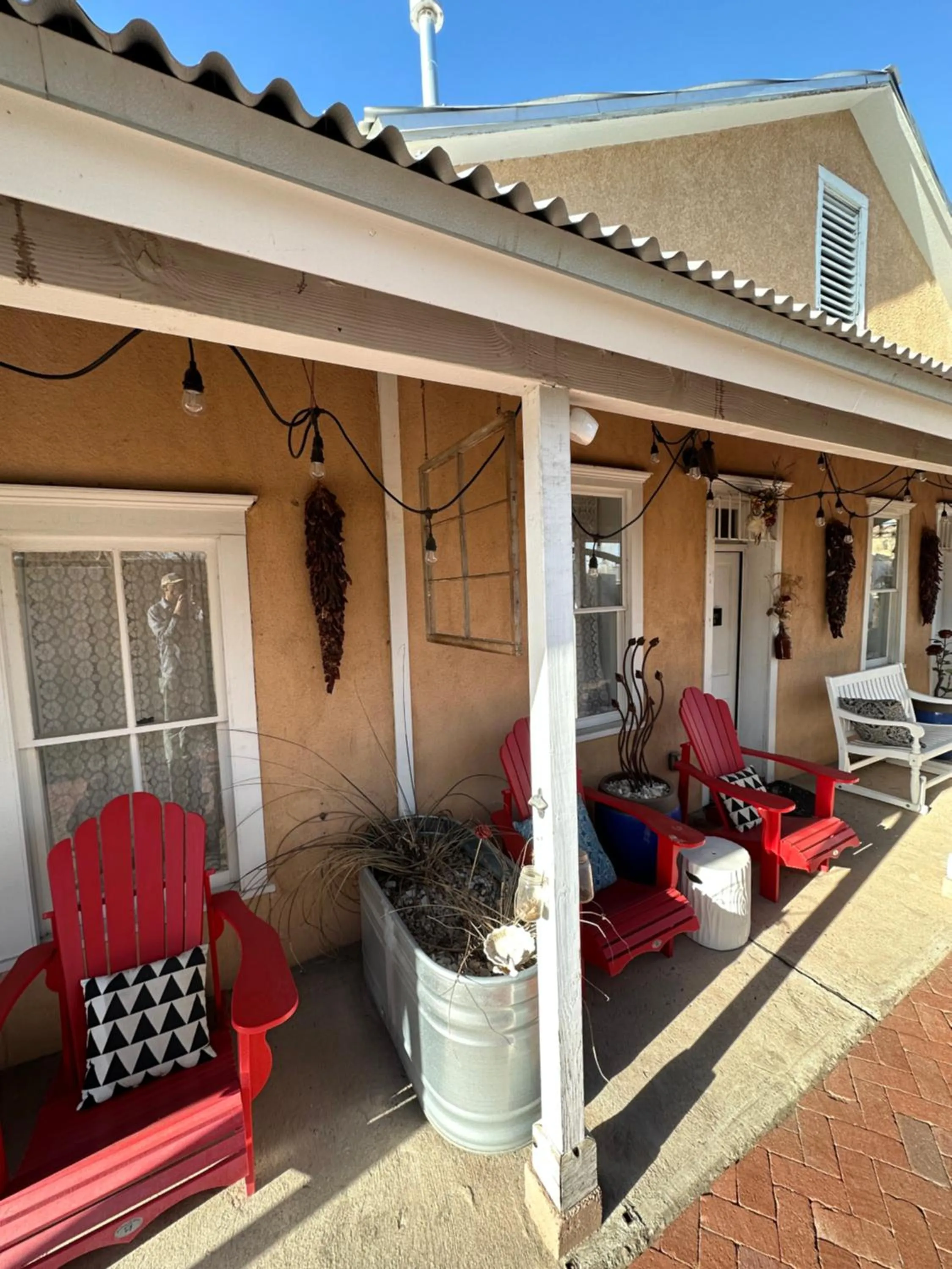 Patio in Painted Lady Bed & Brew