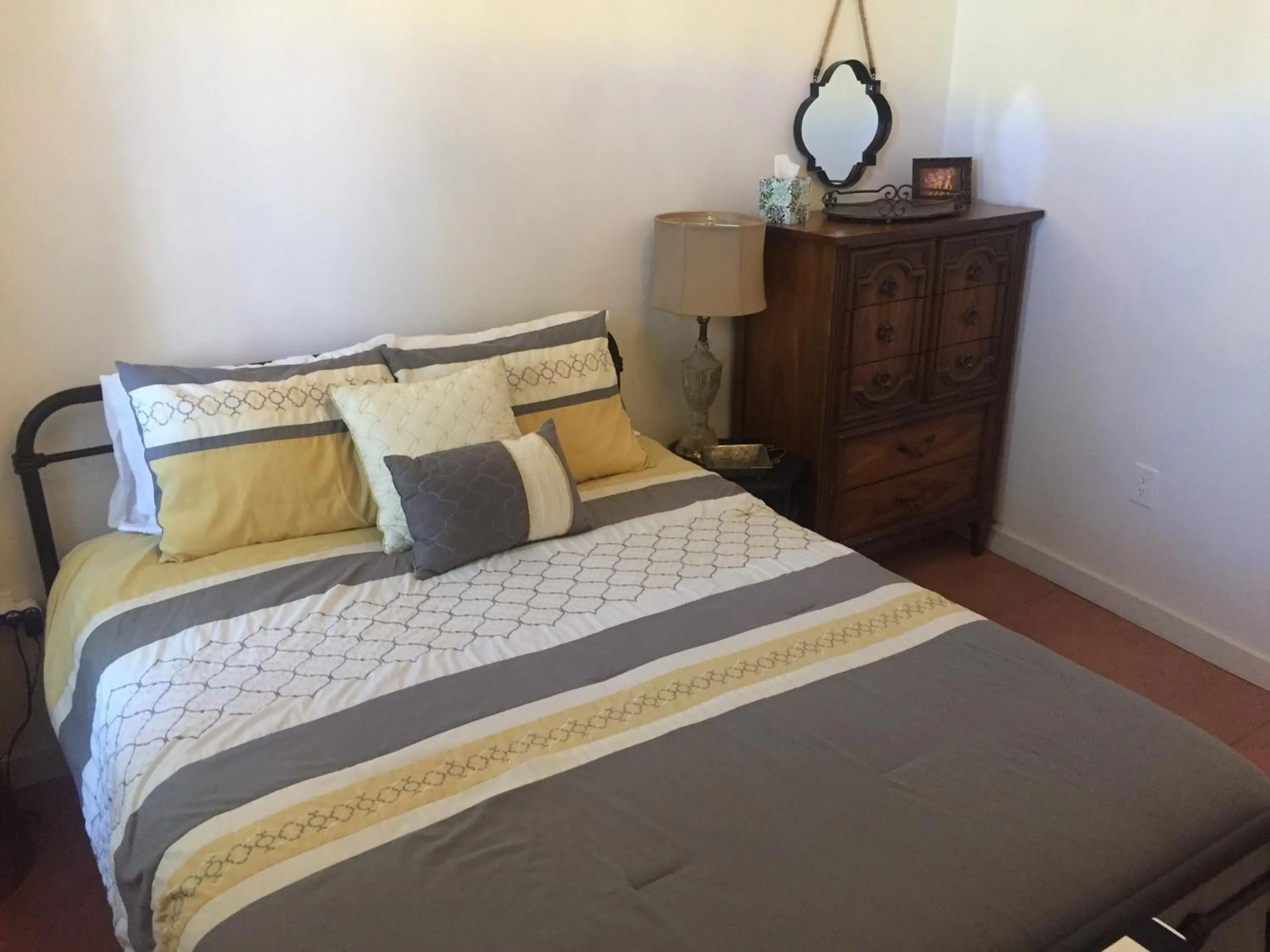 Bedroom, Bed in Painted Lady Bed & Brew