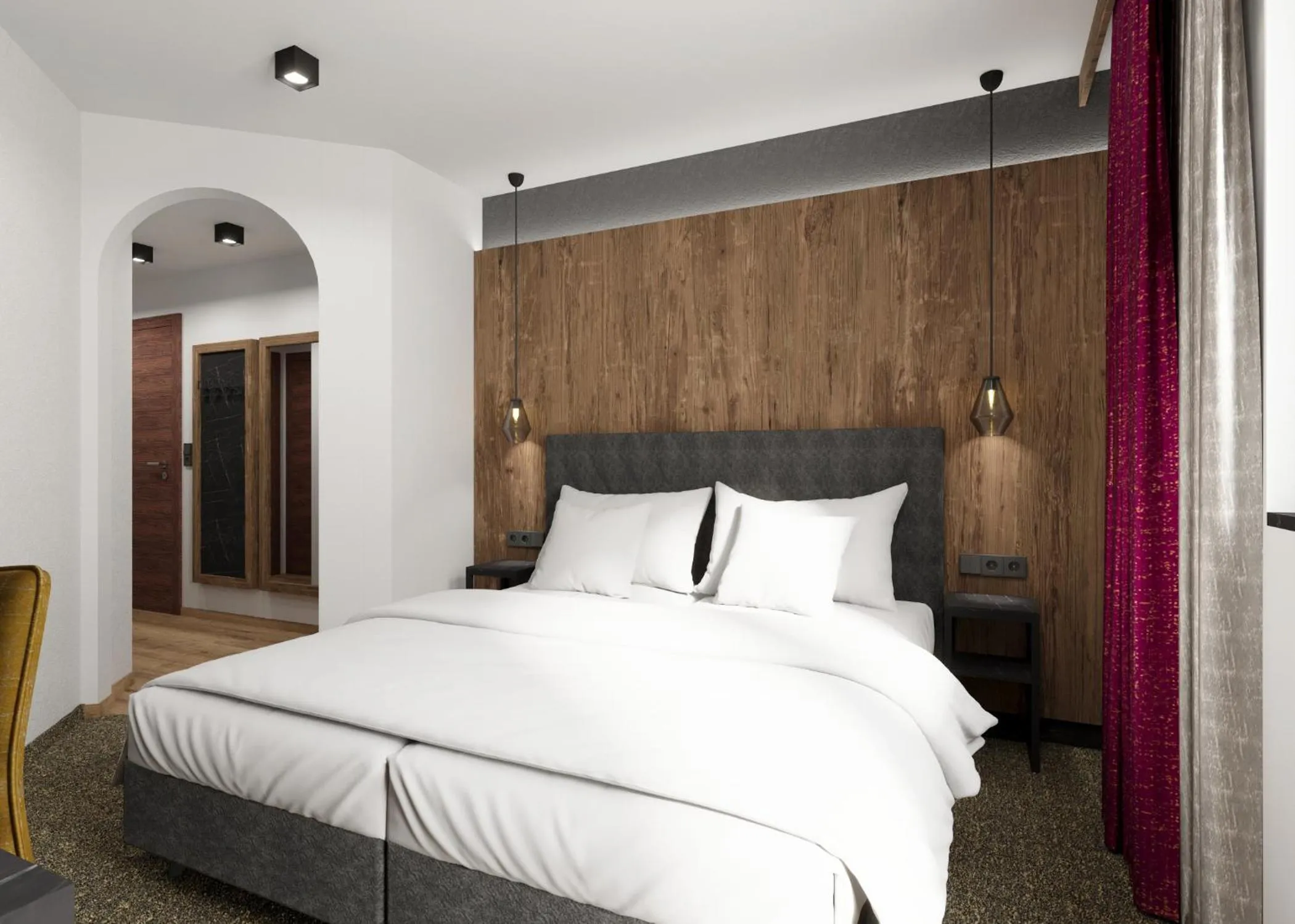 Photo of the whole room, Bed in Astellina hotel-apart