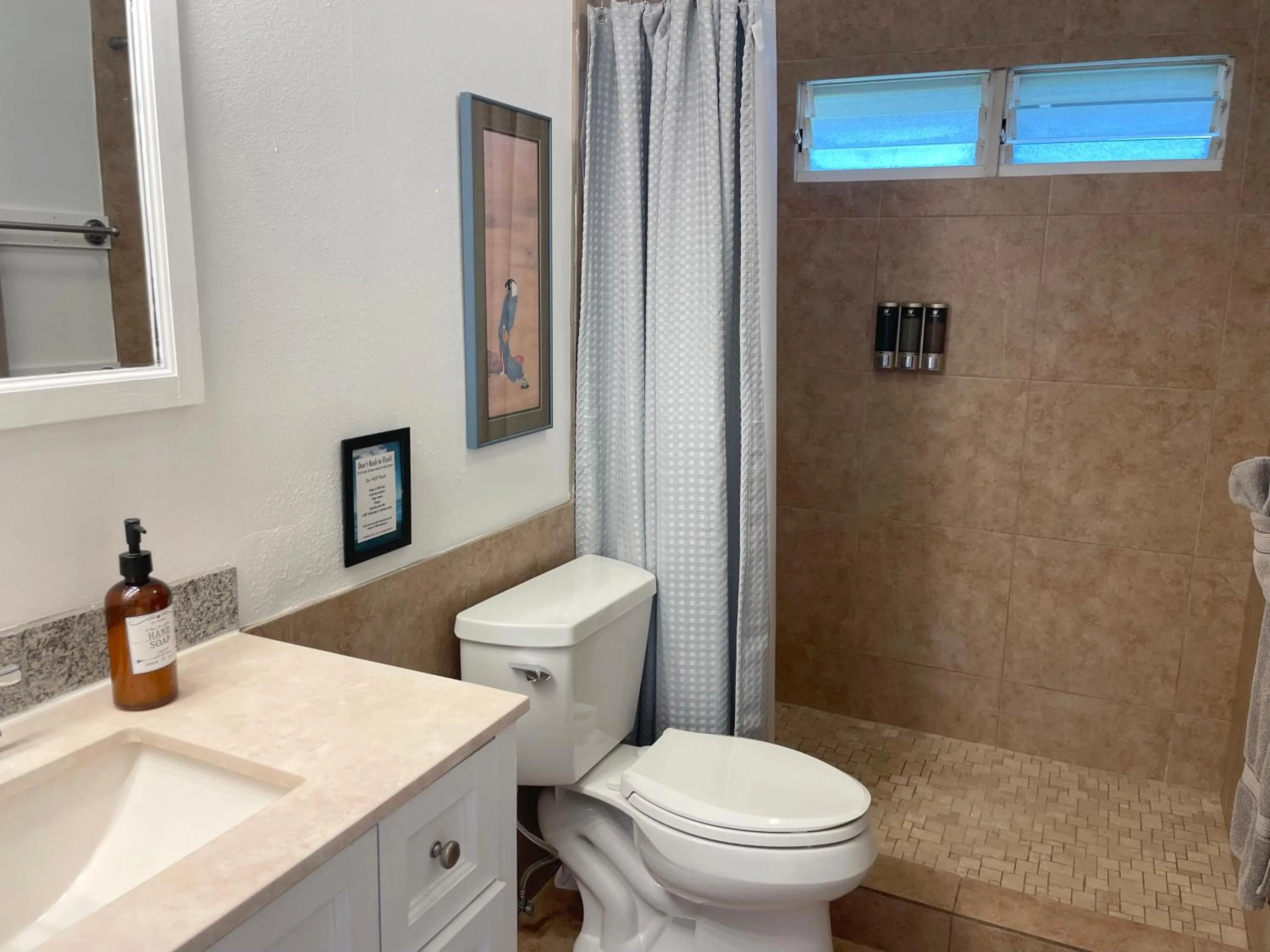 Shower in Puu Koa Palms vacation rental