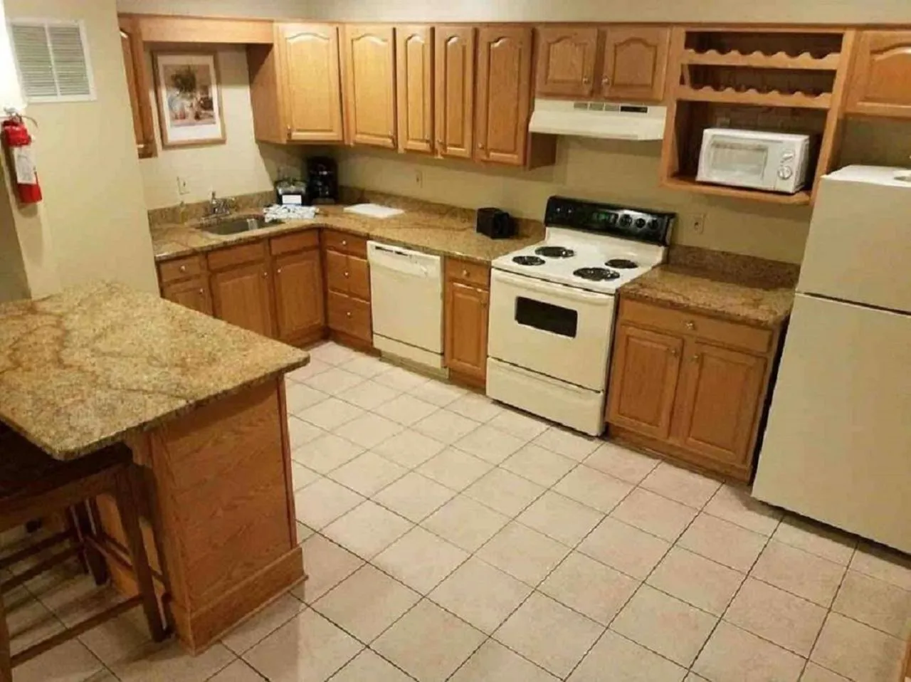 Kitchen or kitchenette in Pocono Villas Resort