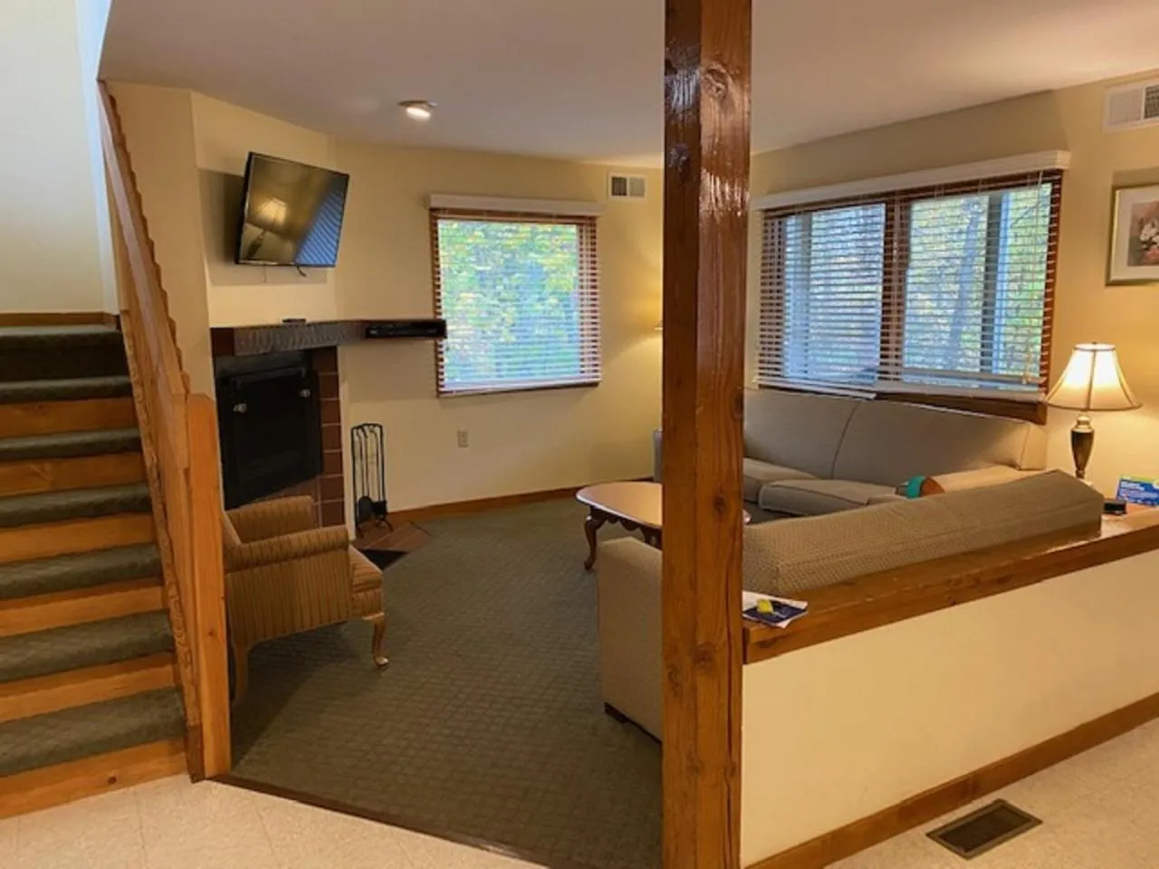 Bed in Pocono Villas Resort