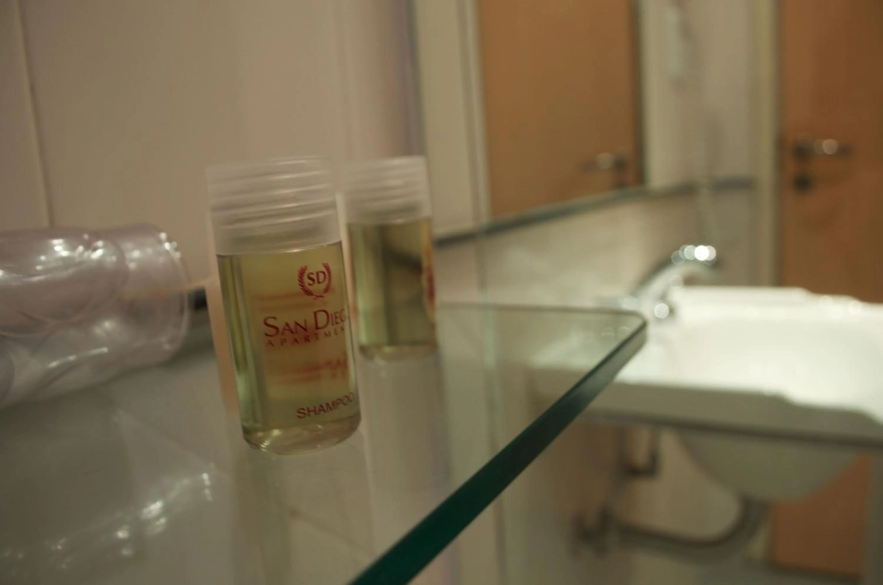 Bathroom in Apart San Diego Recoleta