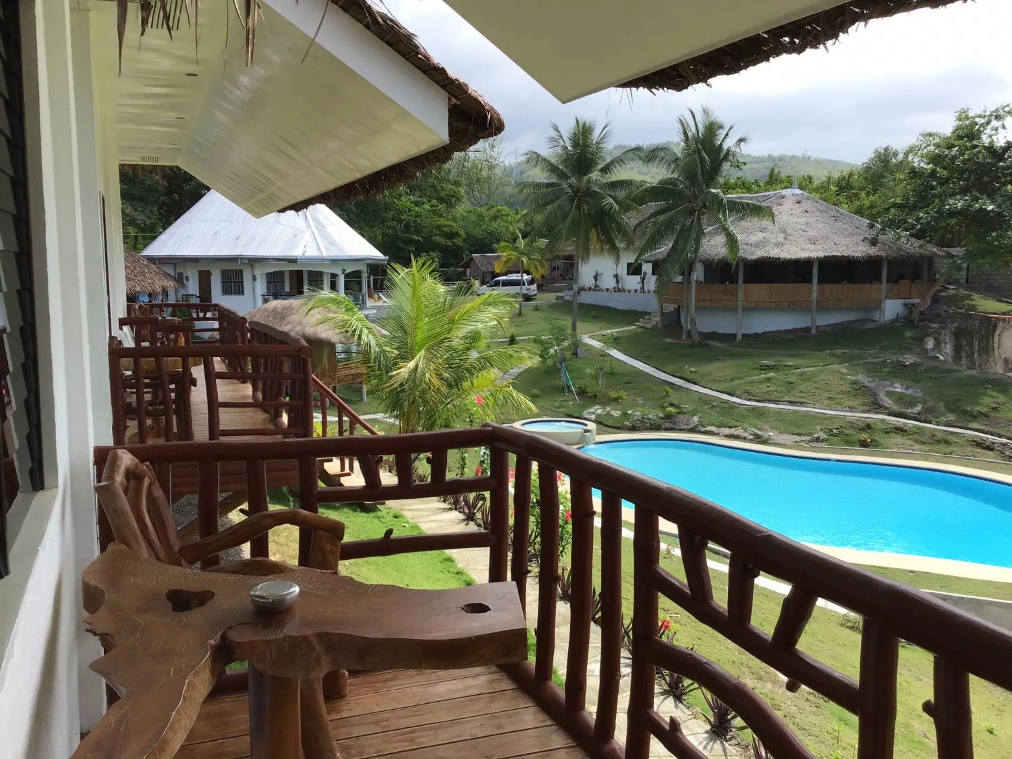 Garden view in Cuestas Beach Resort and Restaurant