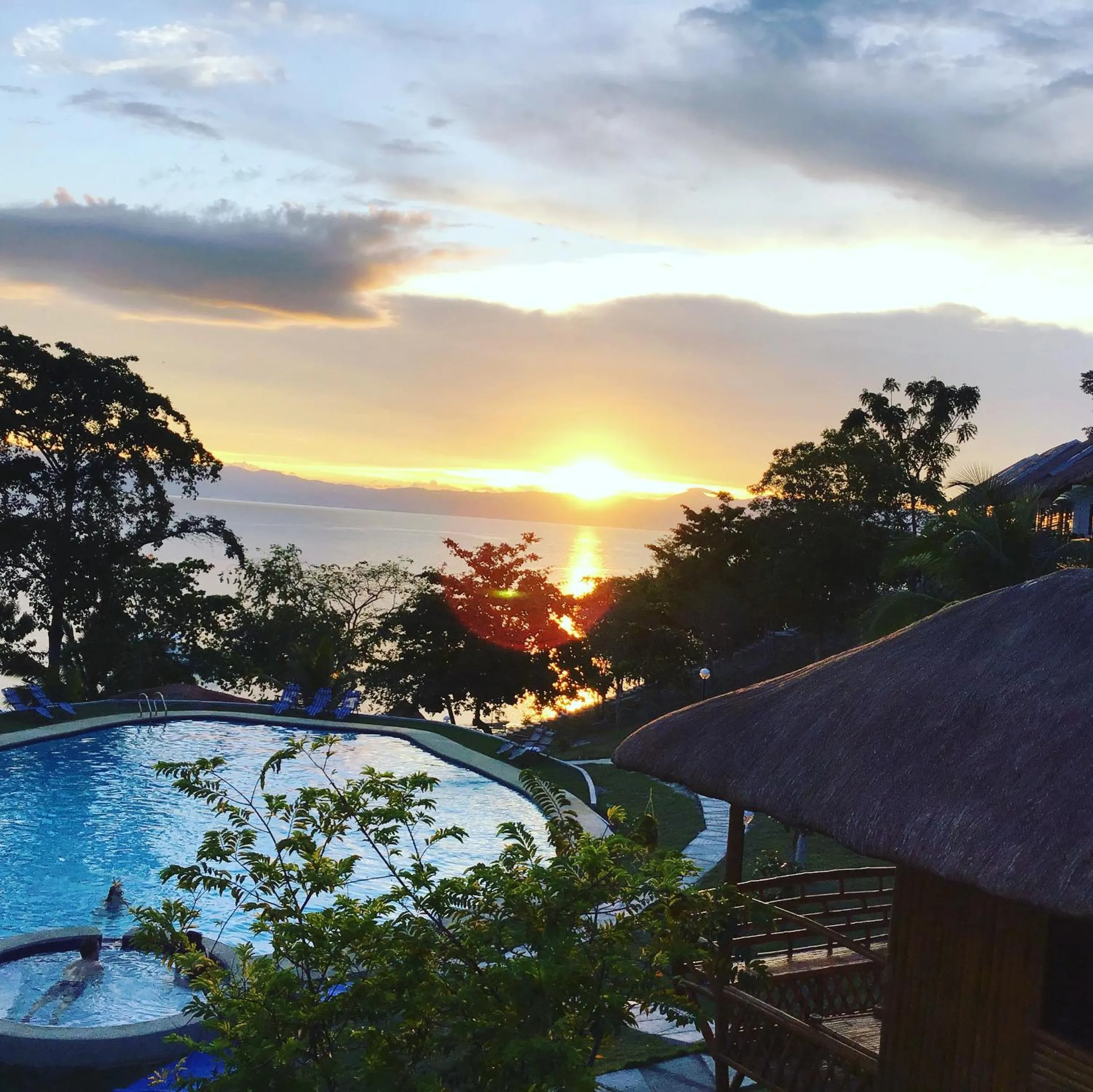 Sea view in Cuestas Beach Resort and Restaurant