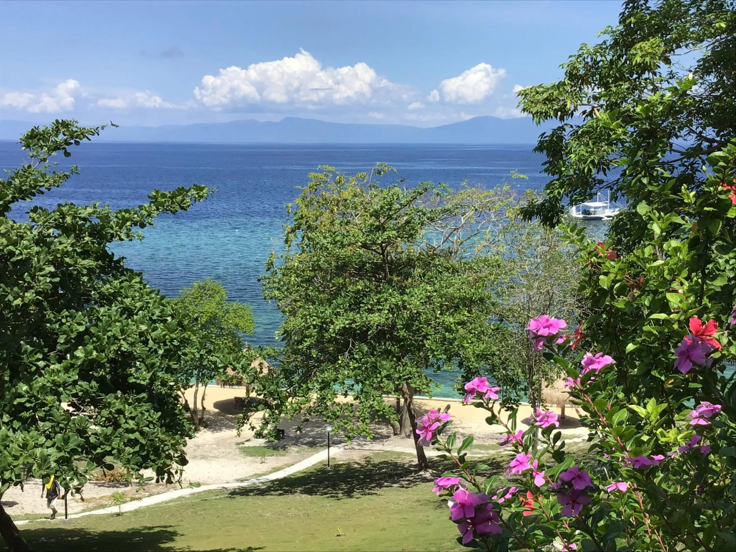 Sea view in Cuestas Beach Resort and Restaurant