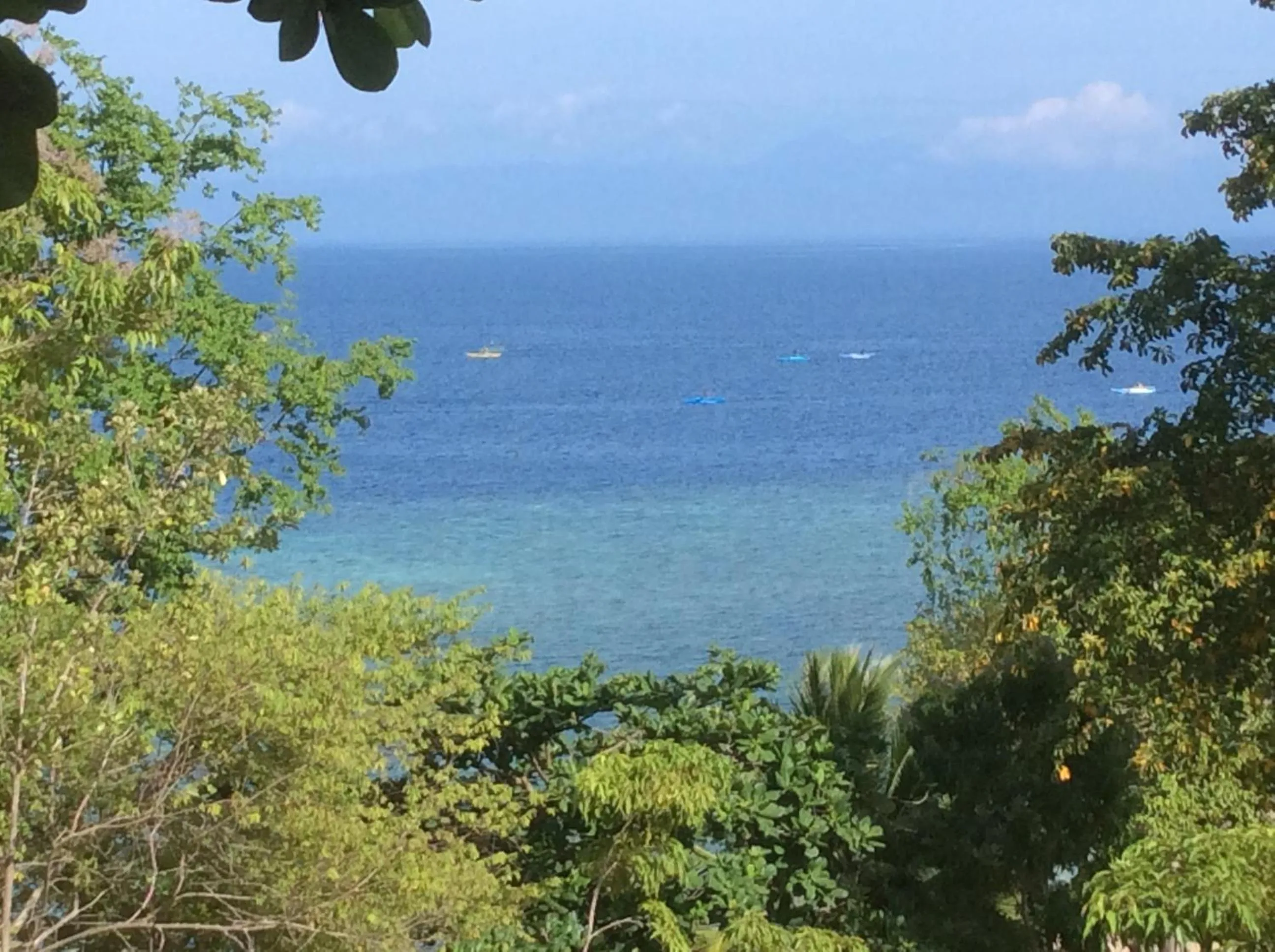 Sea view in Cuestas Beach Resort and Restaurant