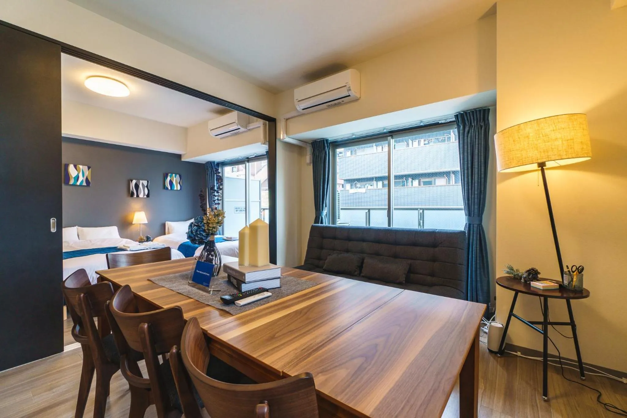 Living room in IKIDANE Residential Hotel SHIMANOUCHI