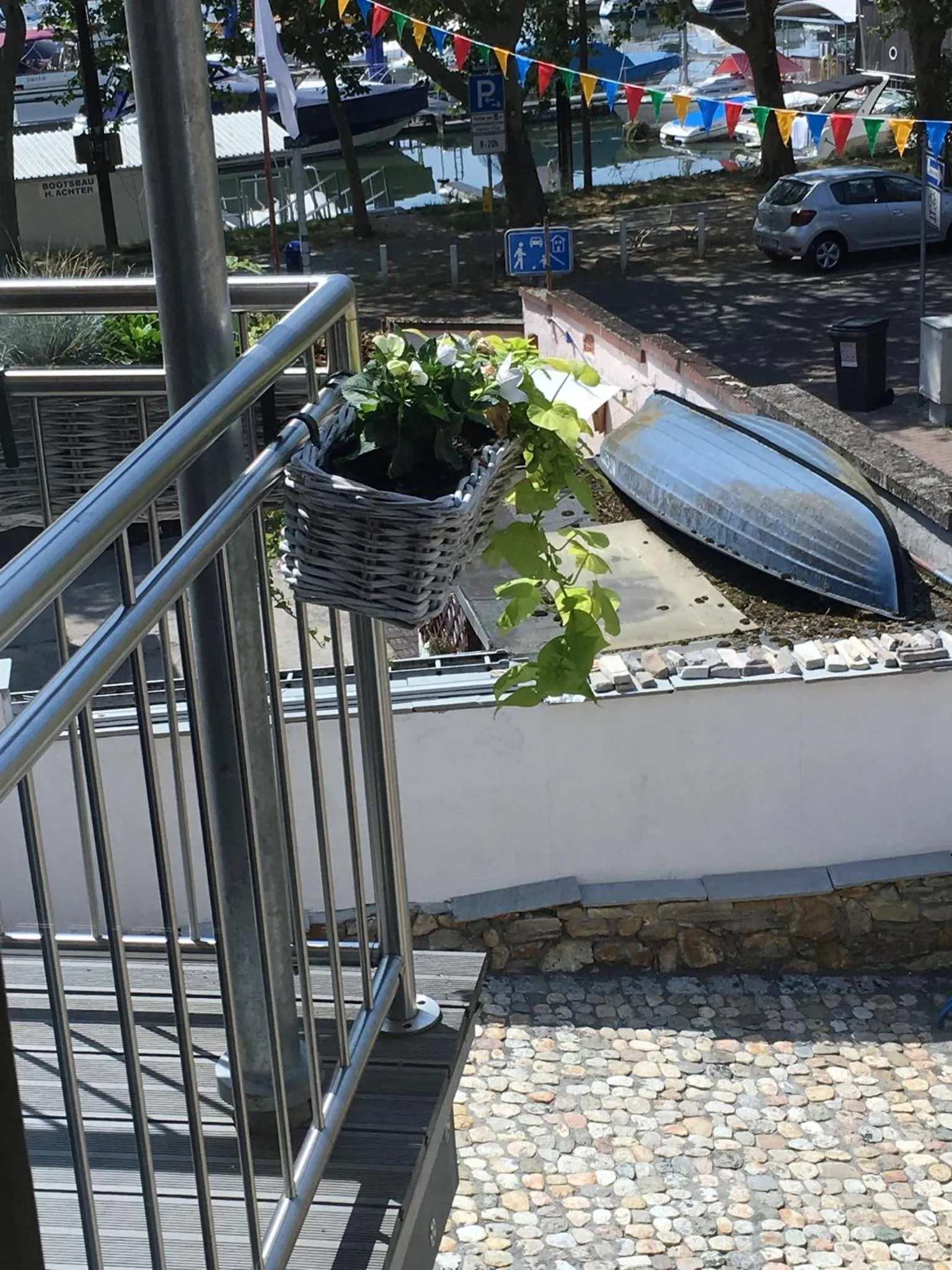 Balcony/Terrace in Schmuckkästle am Hafen