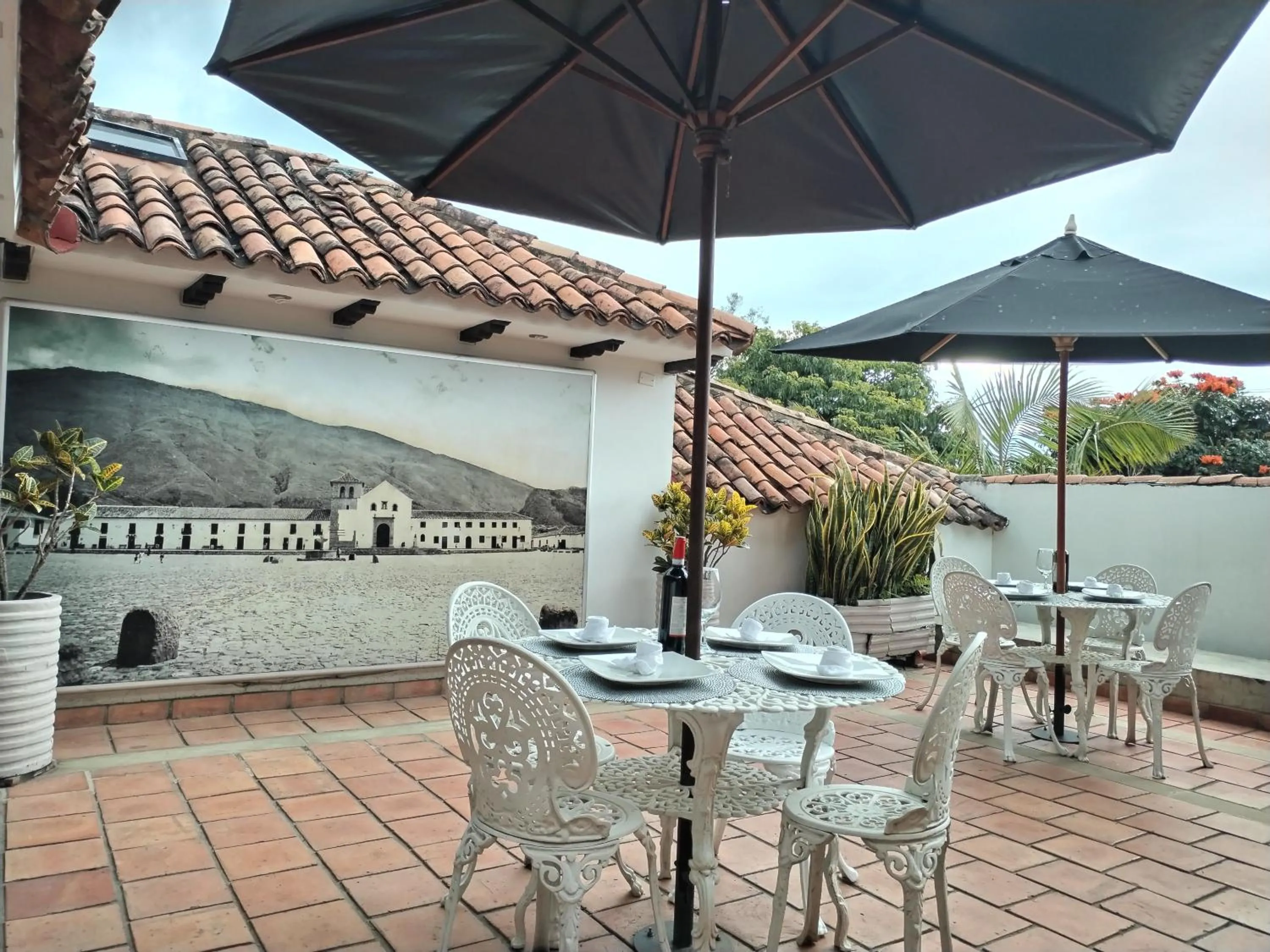 Balcony/Terrace in Santa Maria de Leyva hotel boutique