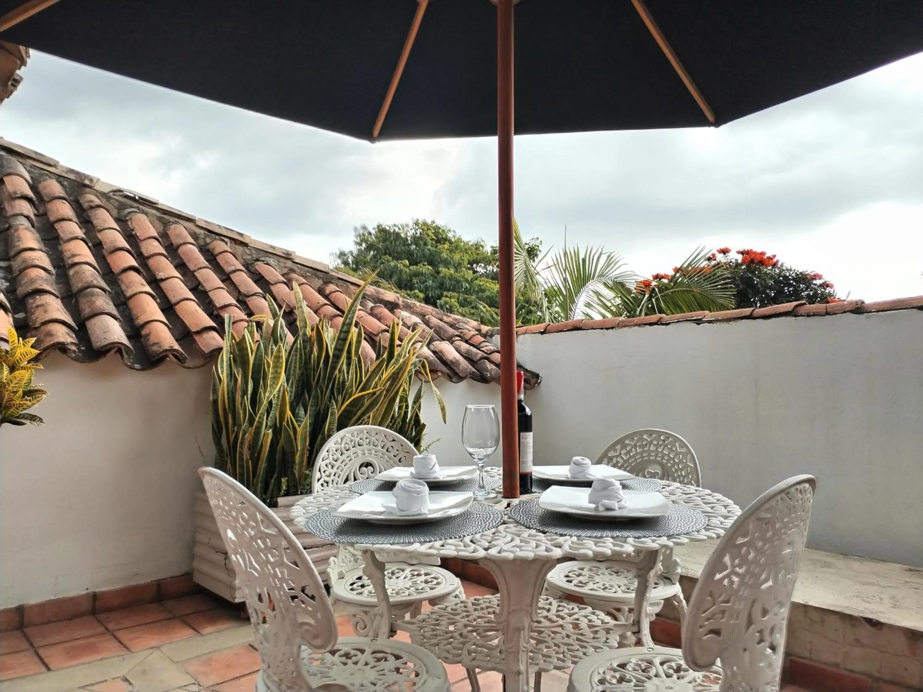 Balcony/Terrace in Santa Maria de Leyva hotel boutique