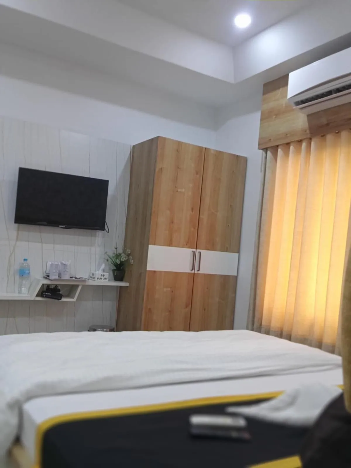 Bed in Hotel Fun City