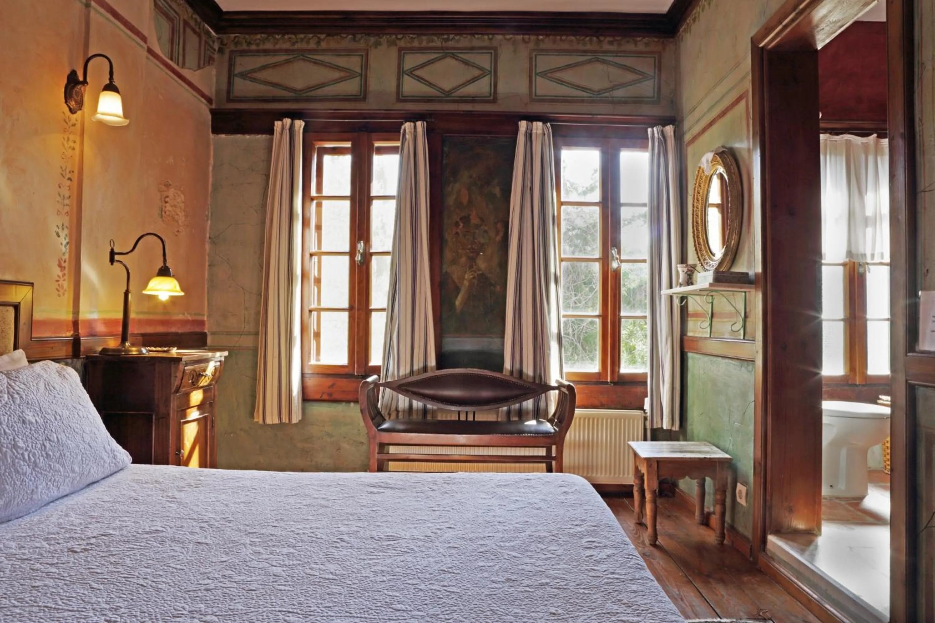 Toilet, Bed in Nisanyan Hotel