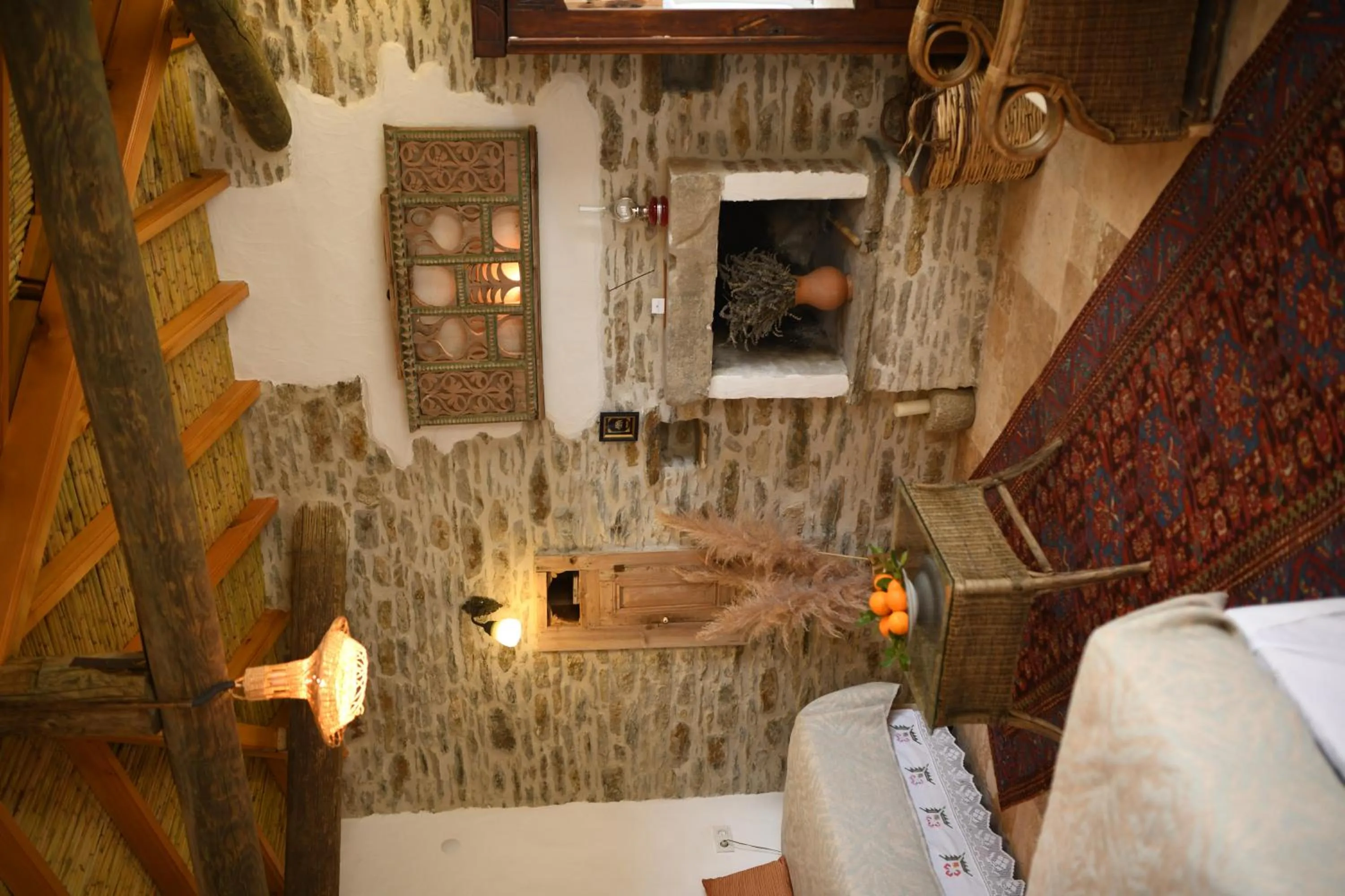 Bed in Nisanyan Hotel