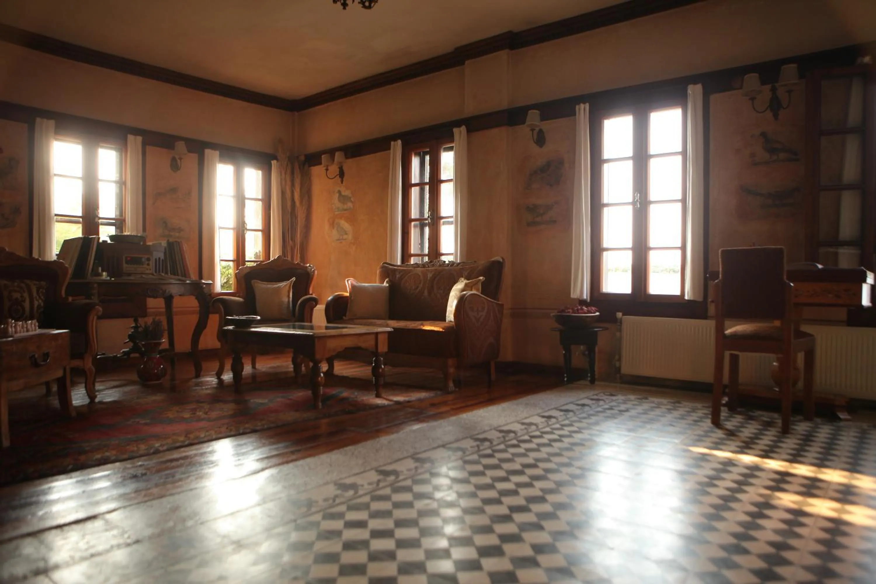 Communal lounge/ TV room in Nisanyan Hotel