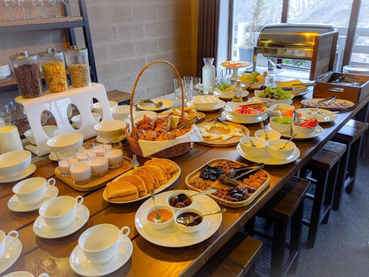 Breakfast in Alpine Lounge Boutique Hotel