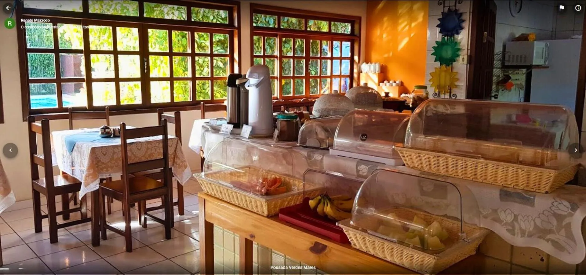 Breakfast in Pousada Verdes Mares