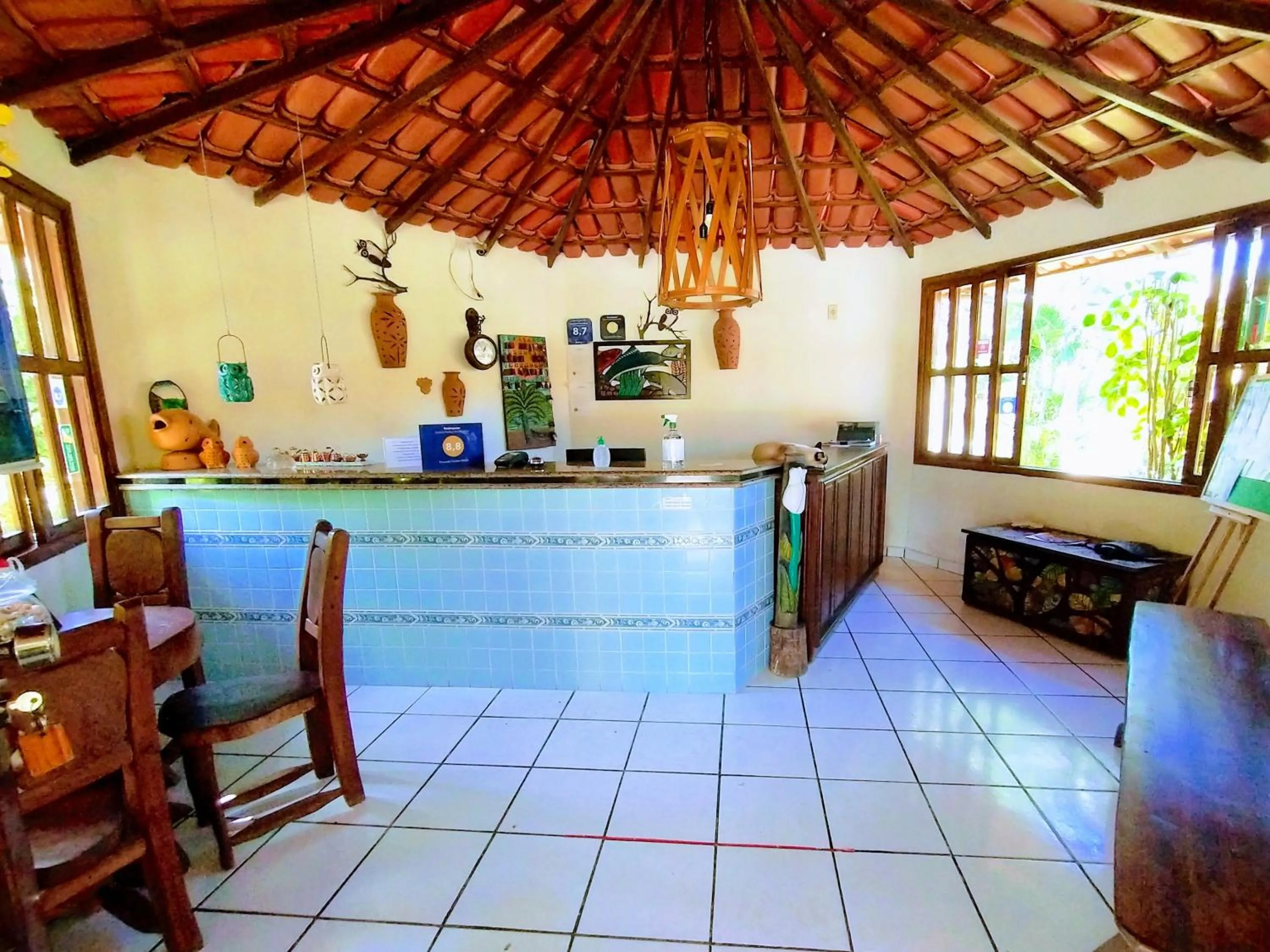 Lobby or reception in Pousada Verdes Mares