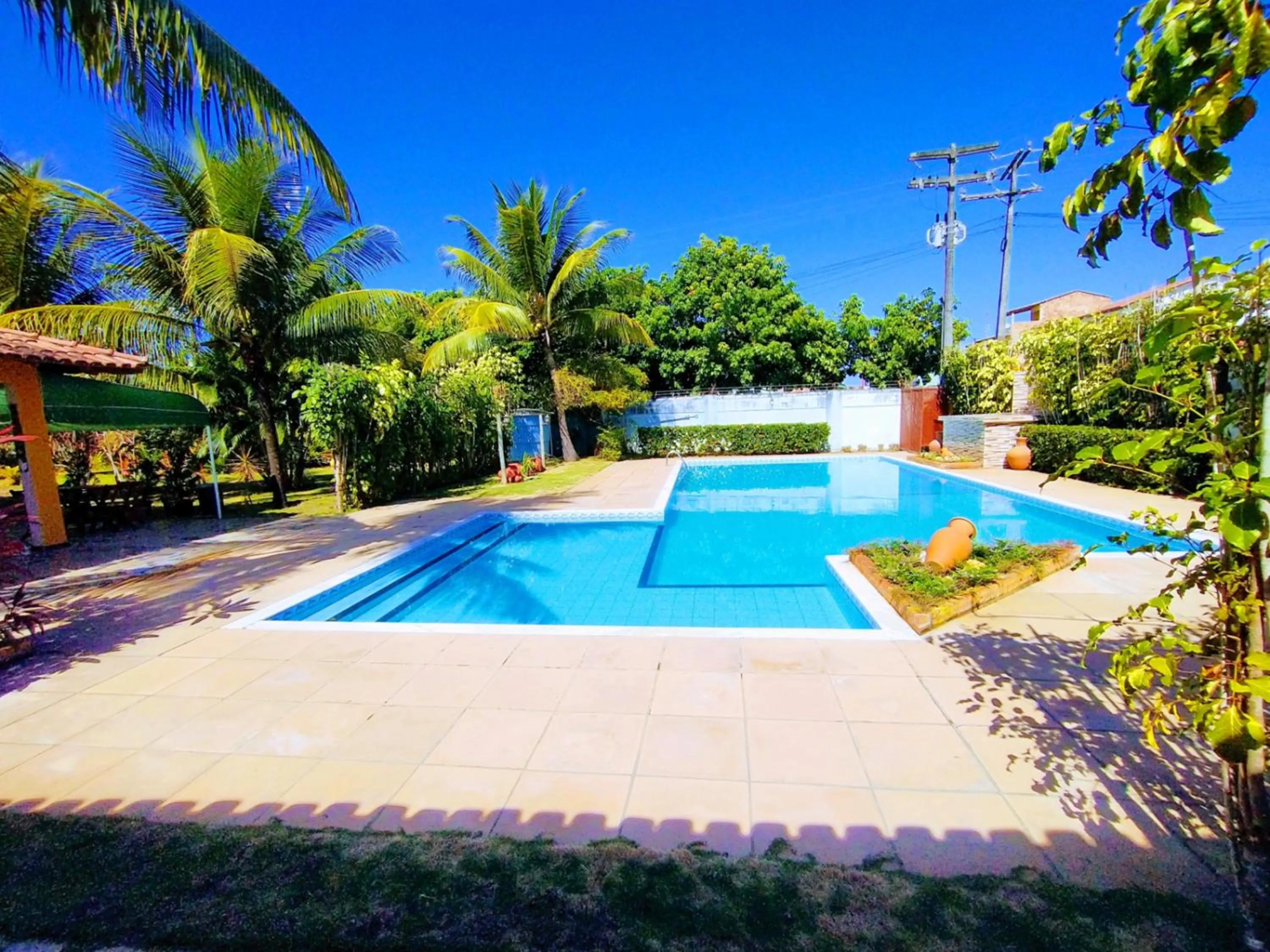 Garden view in Pousada Verdes Mares