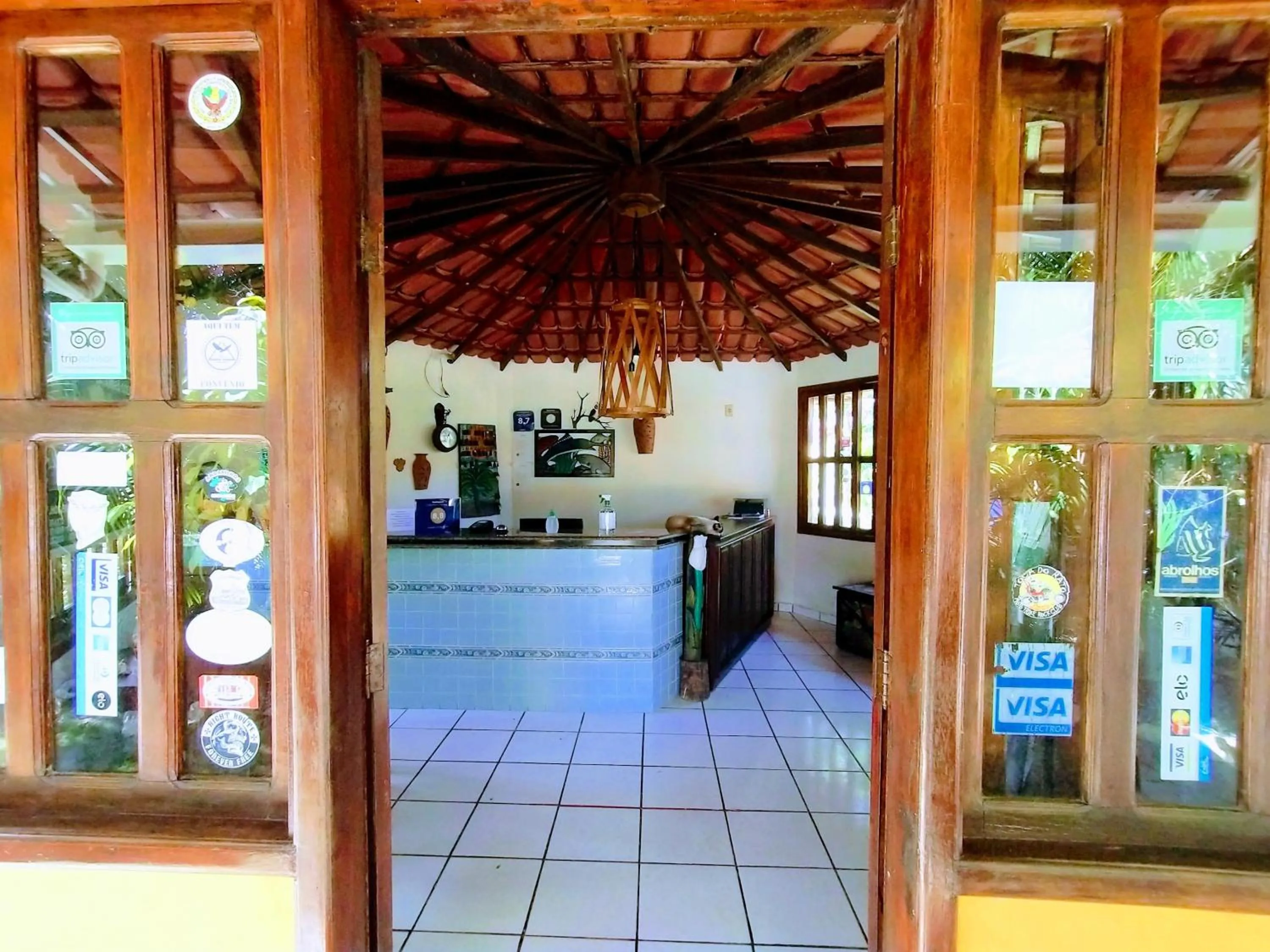 Lobby or reception in Pousada Verdes Mares
