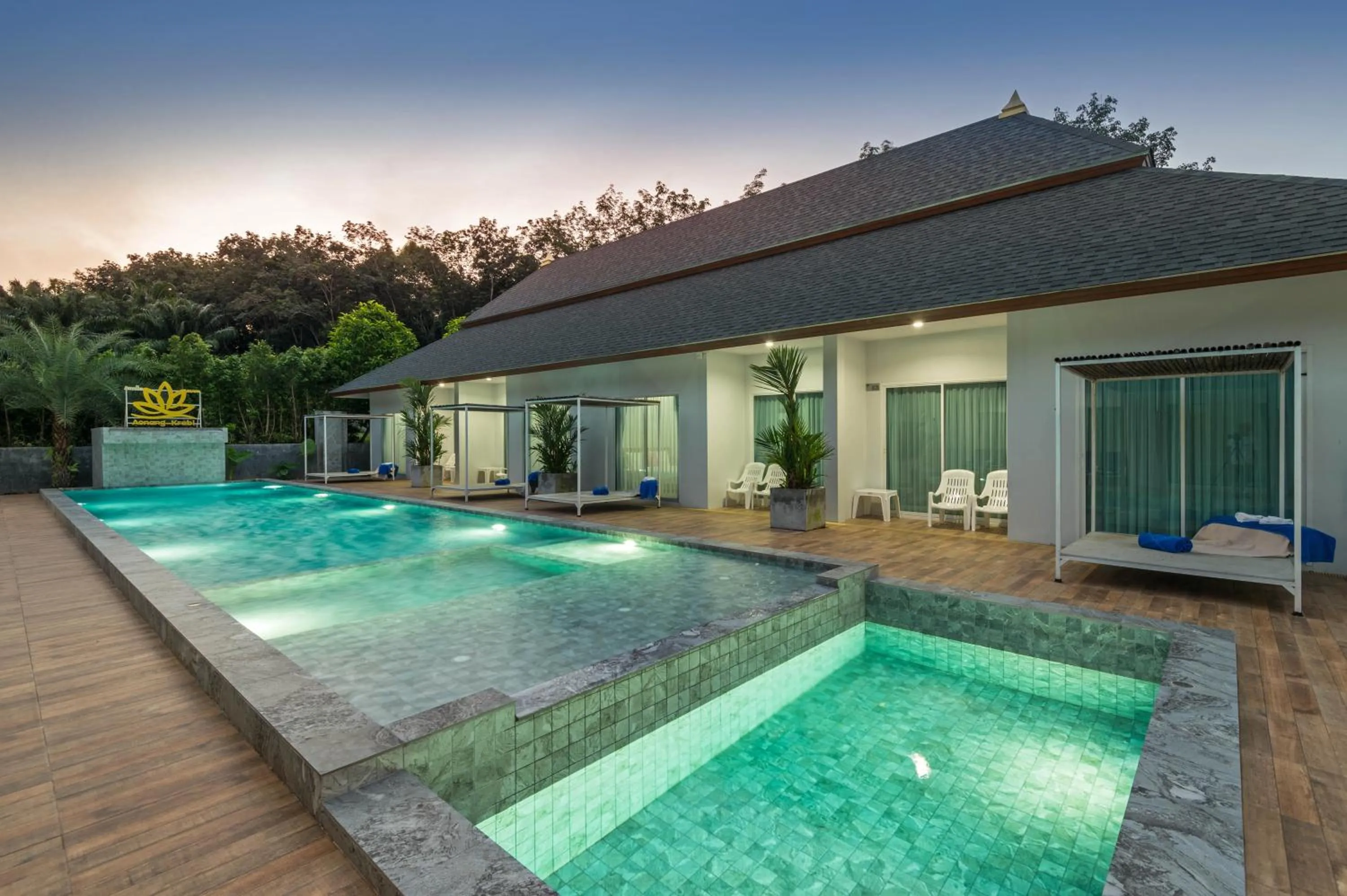 Swimming pool, Property Building in Amadha Villas Retreat 