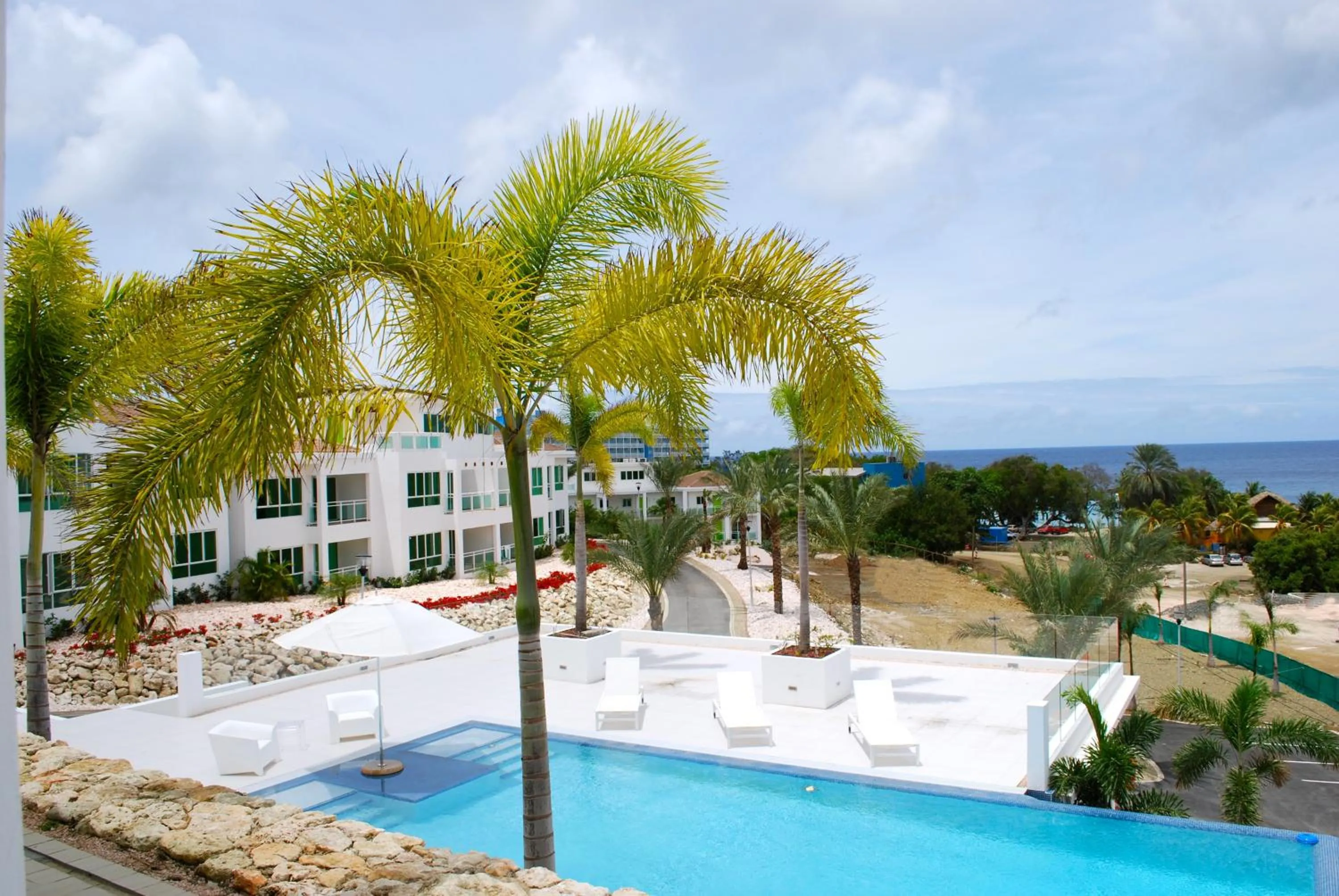 Pool view in Piscadera Harbour Village