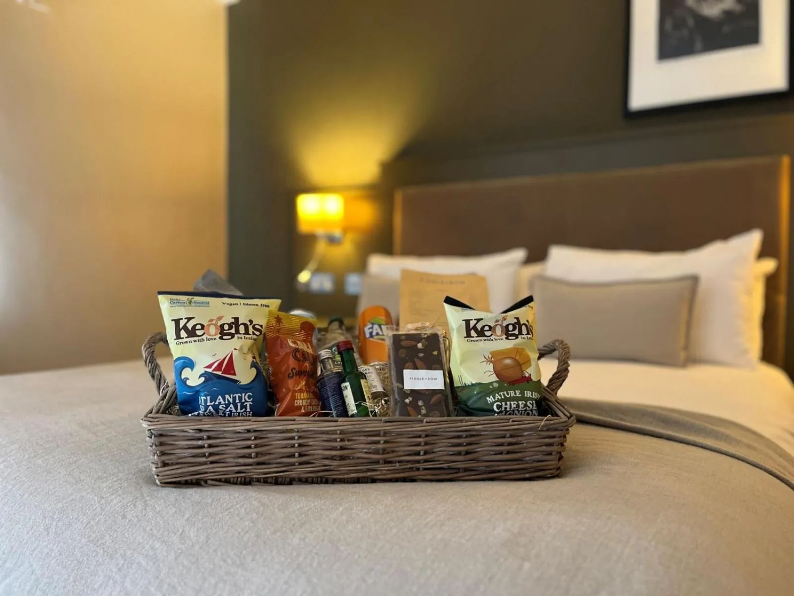 Decorative detail, Bed in Fiddle + Bow Hotel