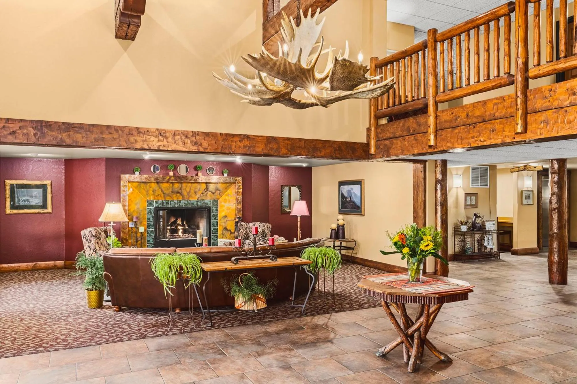 Lobby or reception in Bitterroot River Inn and Conference Center