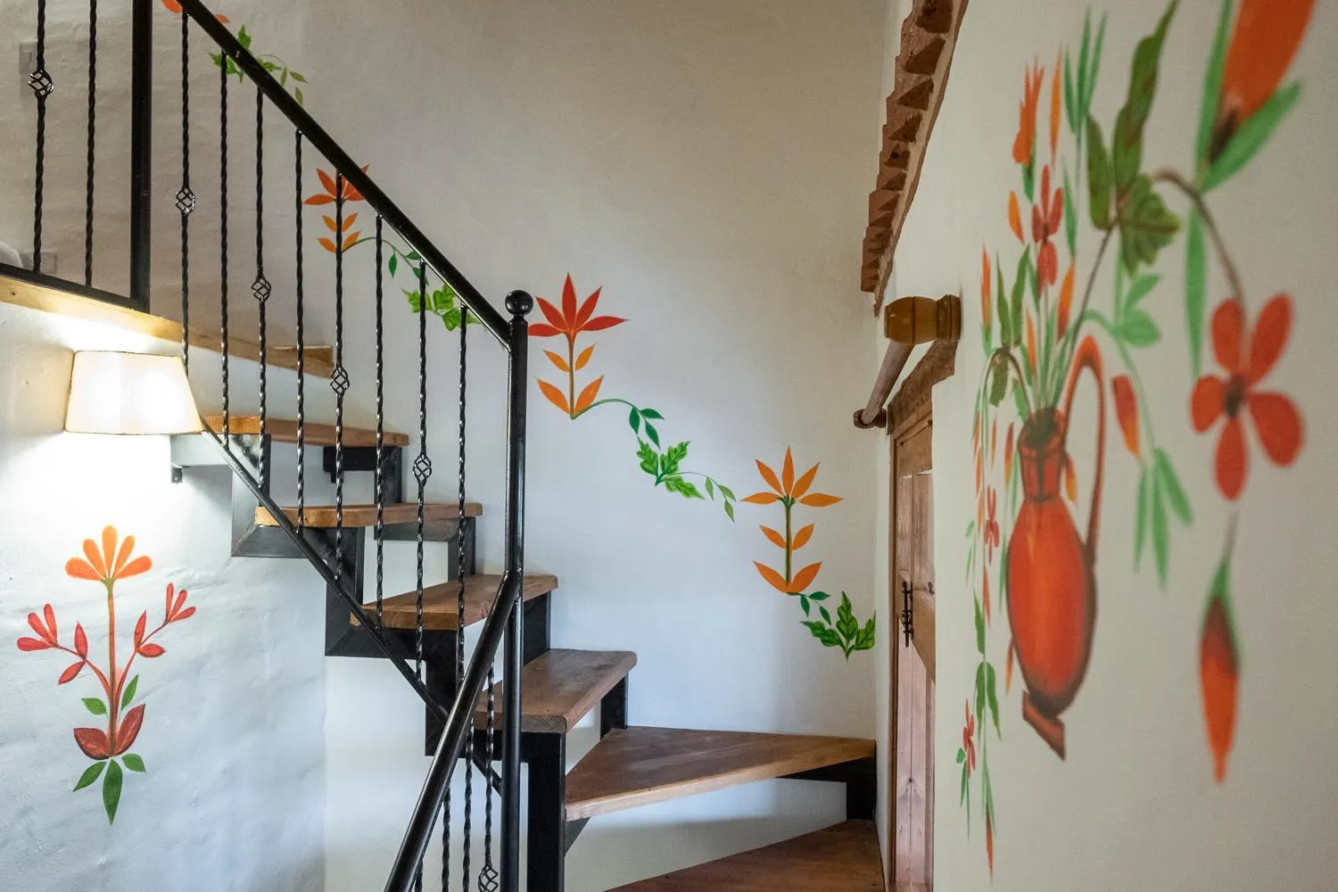 Decorative detail in Hotel Spa Casa de Adobe Villa de Leyva