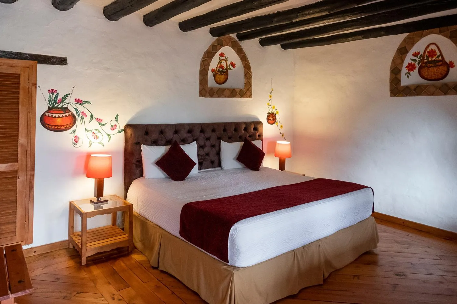 Bedroom, Bed in Hotel Spa Casa de Adobe Villa de Leyva