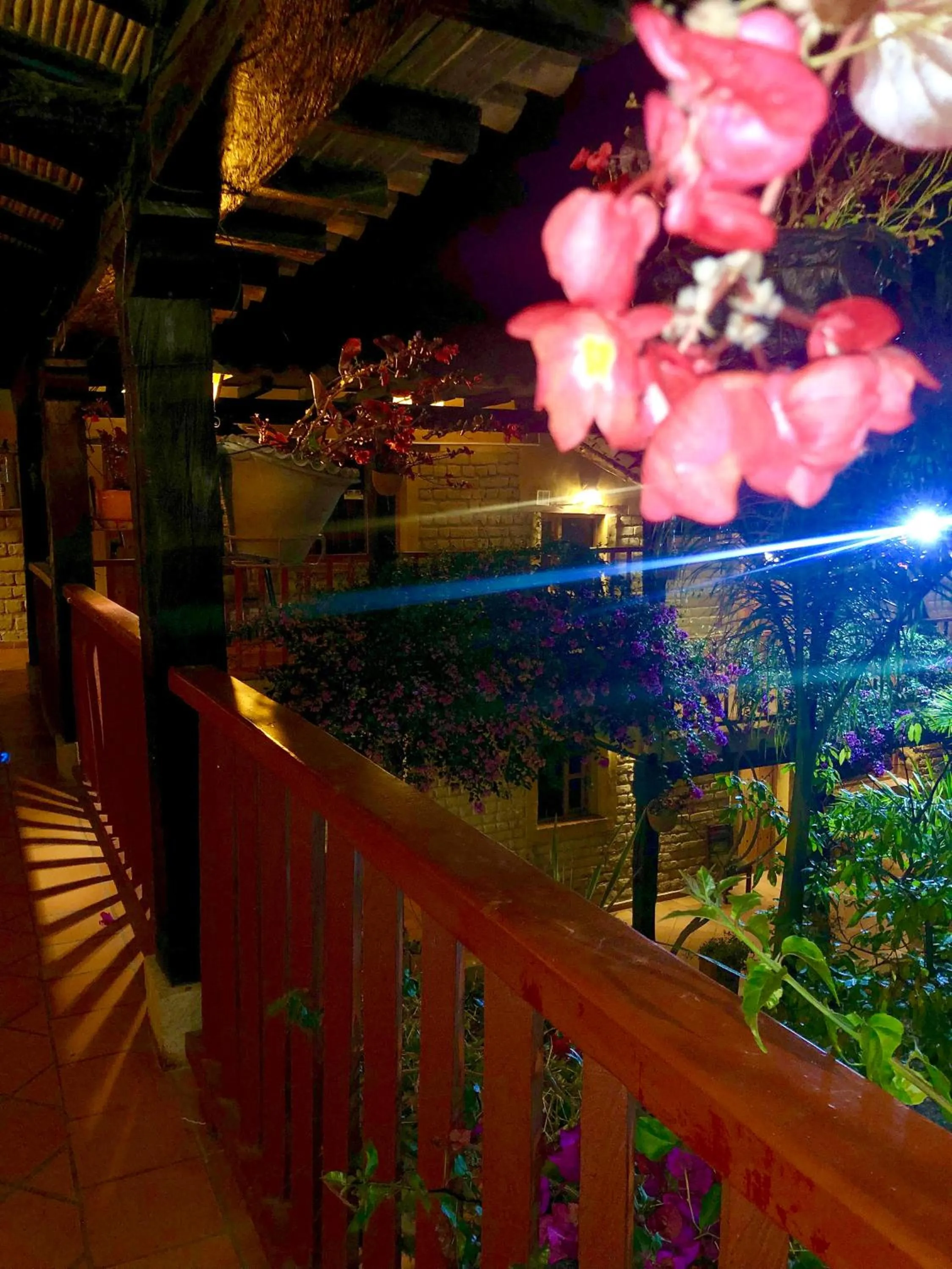 Balcony/Terrace in Hotel Spa Casa de Adobe Villa de Leyva
