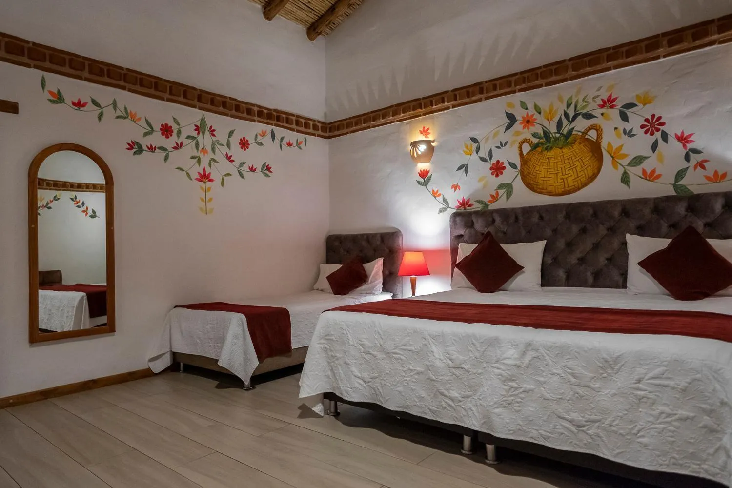 Bedroom, Bed in Hotel Spa Casa de Adobe Villa de Leyva