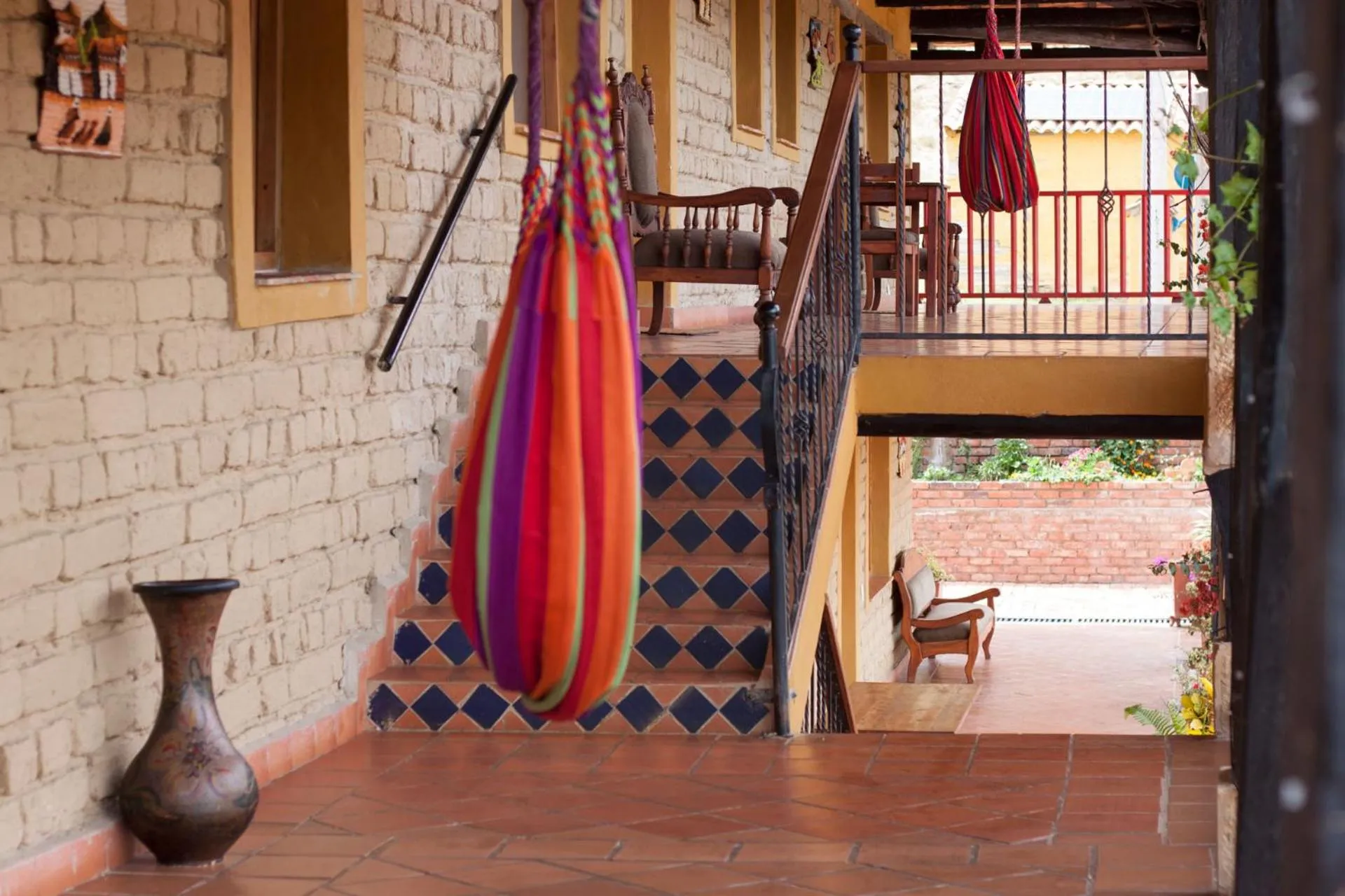 Bird's eye view in Hotel Spa Casa de Adobe Villa de Leyva