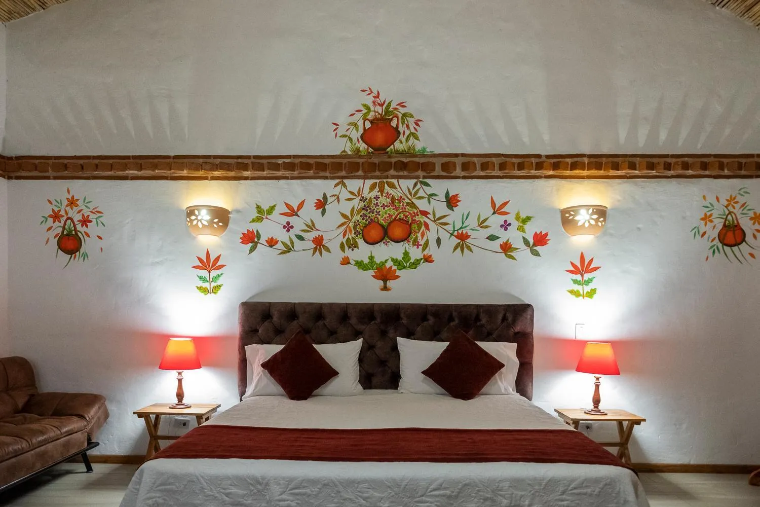 Photo of the whole room, Bed in Hotel Spa Casa de Adobe Villa de Leyva