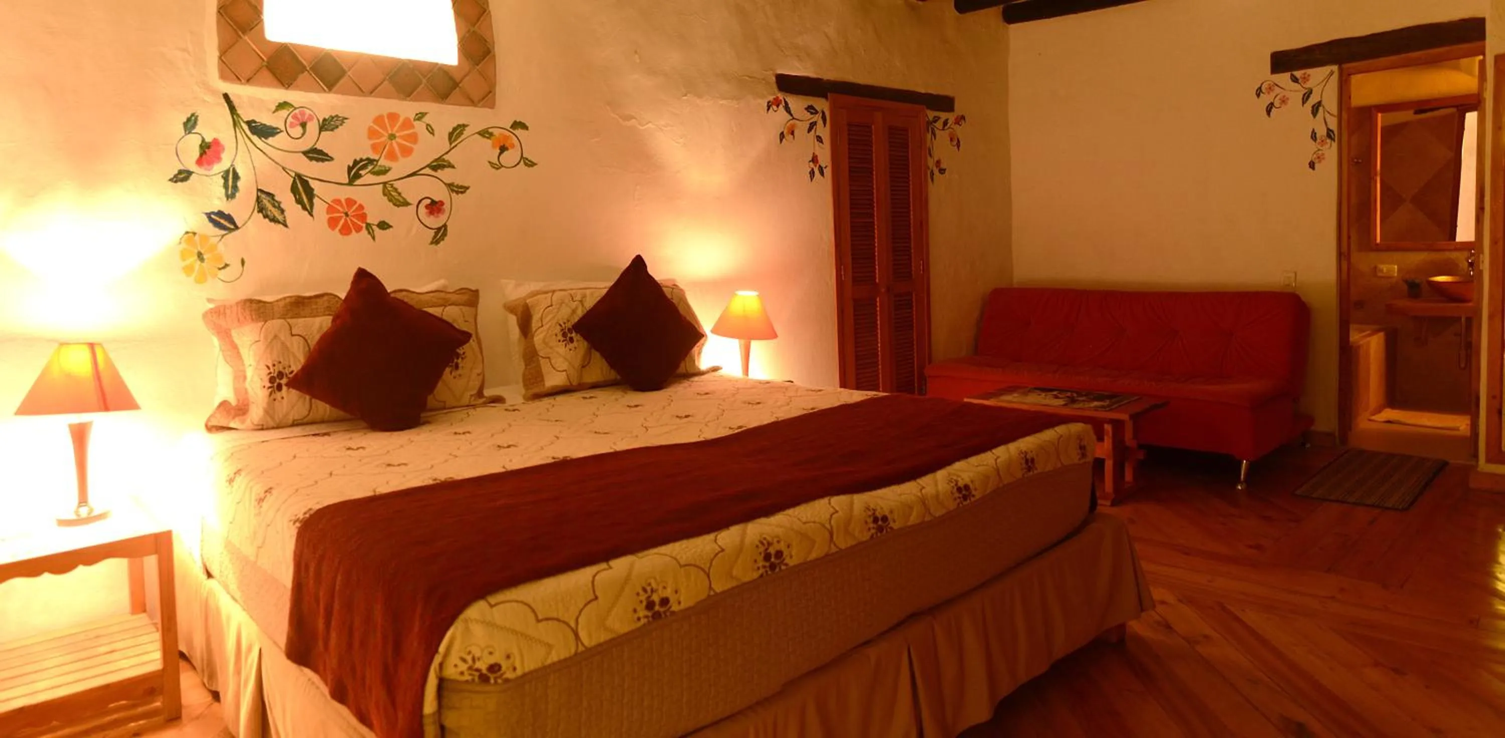 Photo of the whole room, Bed in Hotel Spa Casa de Adobe Villa de Leyva