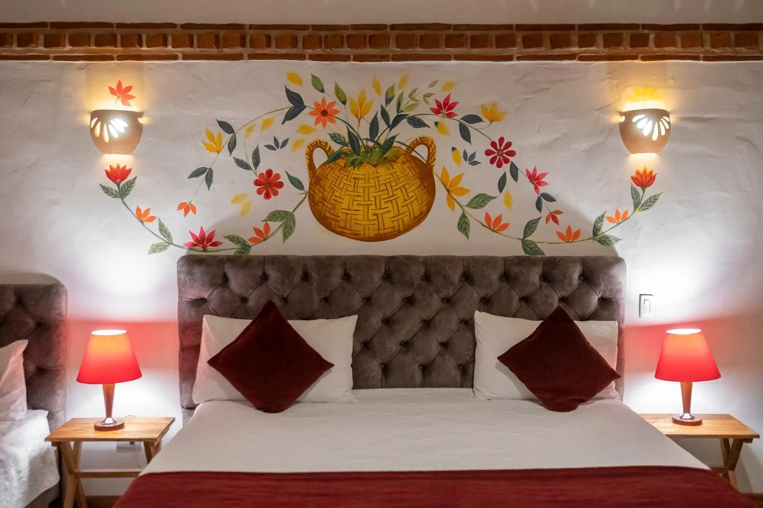 Bed in Hotel Spa Casa de Adobe Villa de Leyva