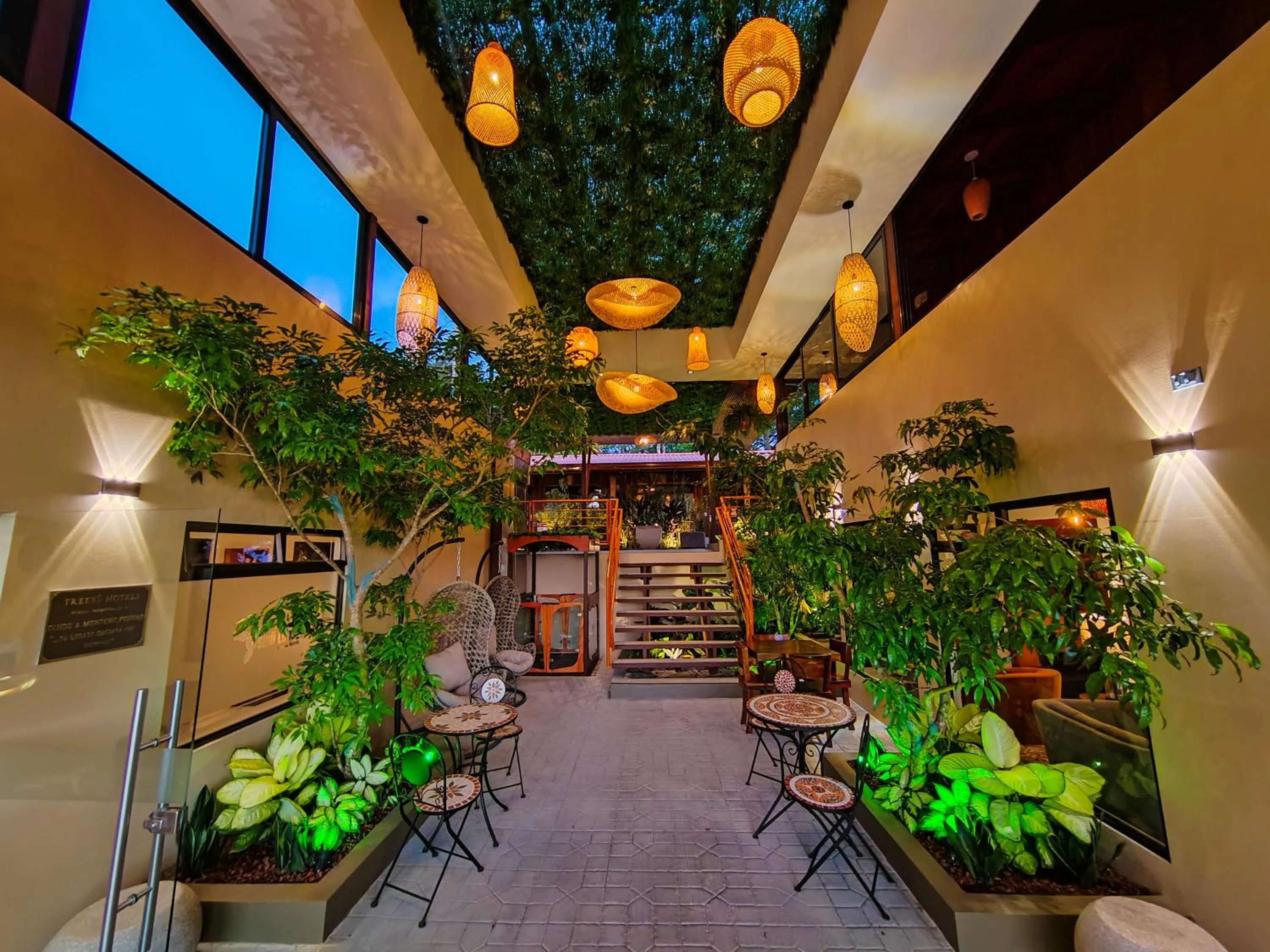 Seating area in Sibu Boutique Hotel