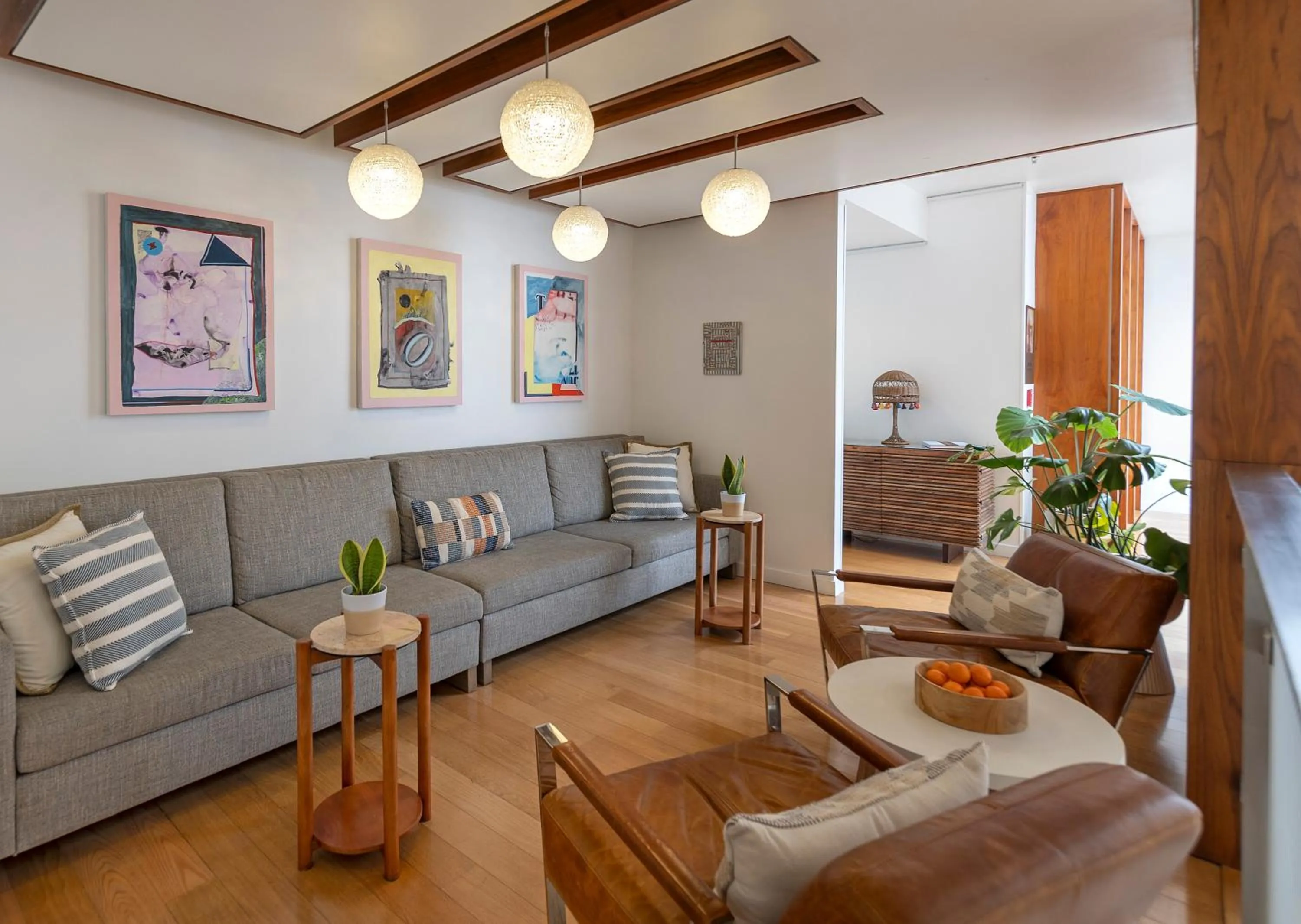 Seating area in Riviera Beach House