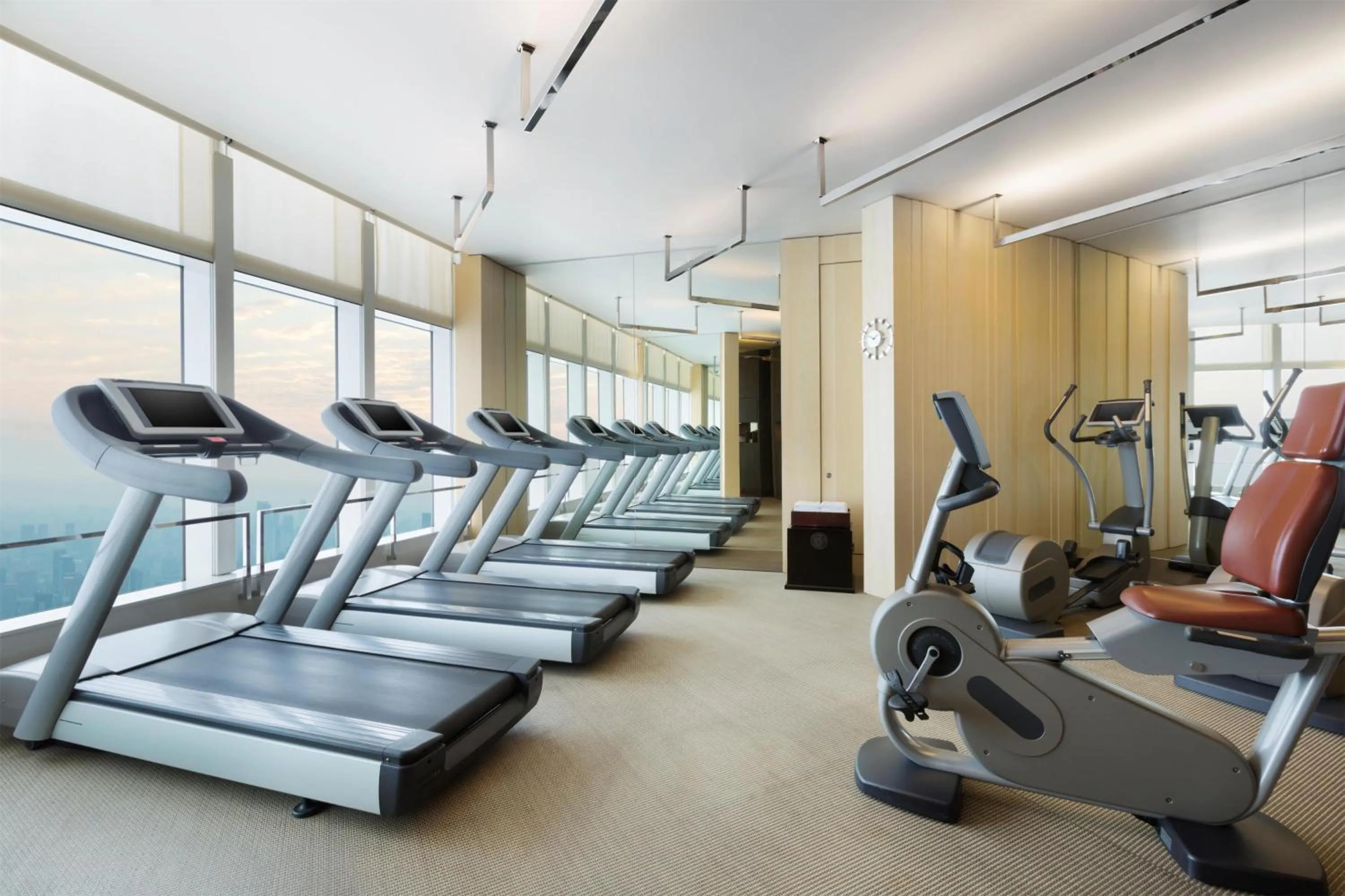 Fitness centre/facilities in Park Hyatt Shanghai