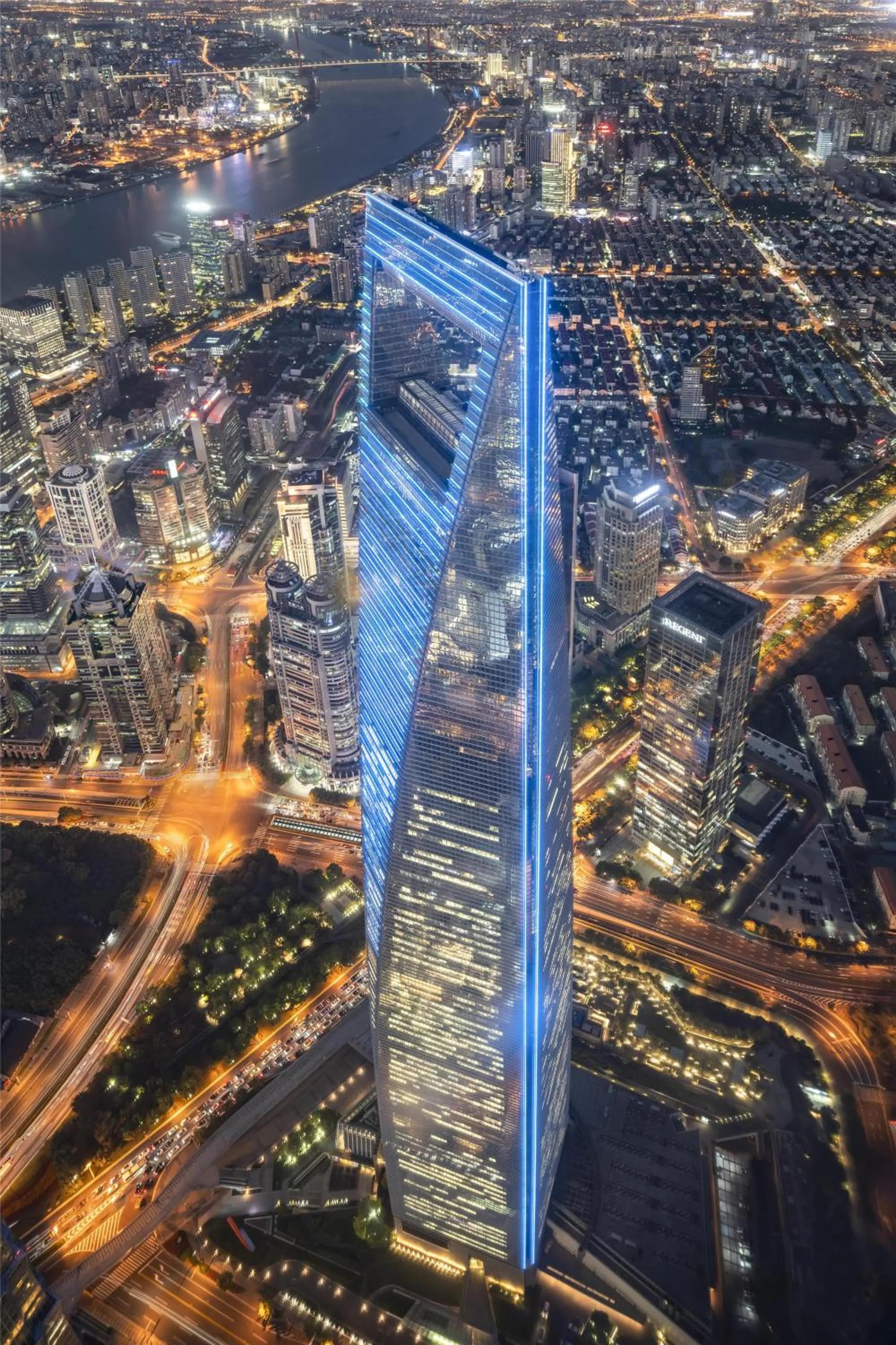 Property building in Park Hyatt Shanghai