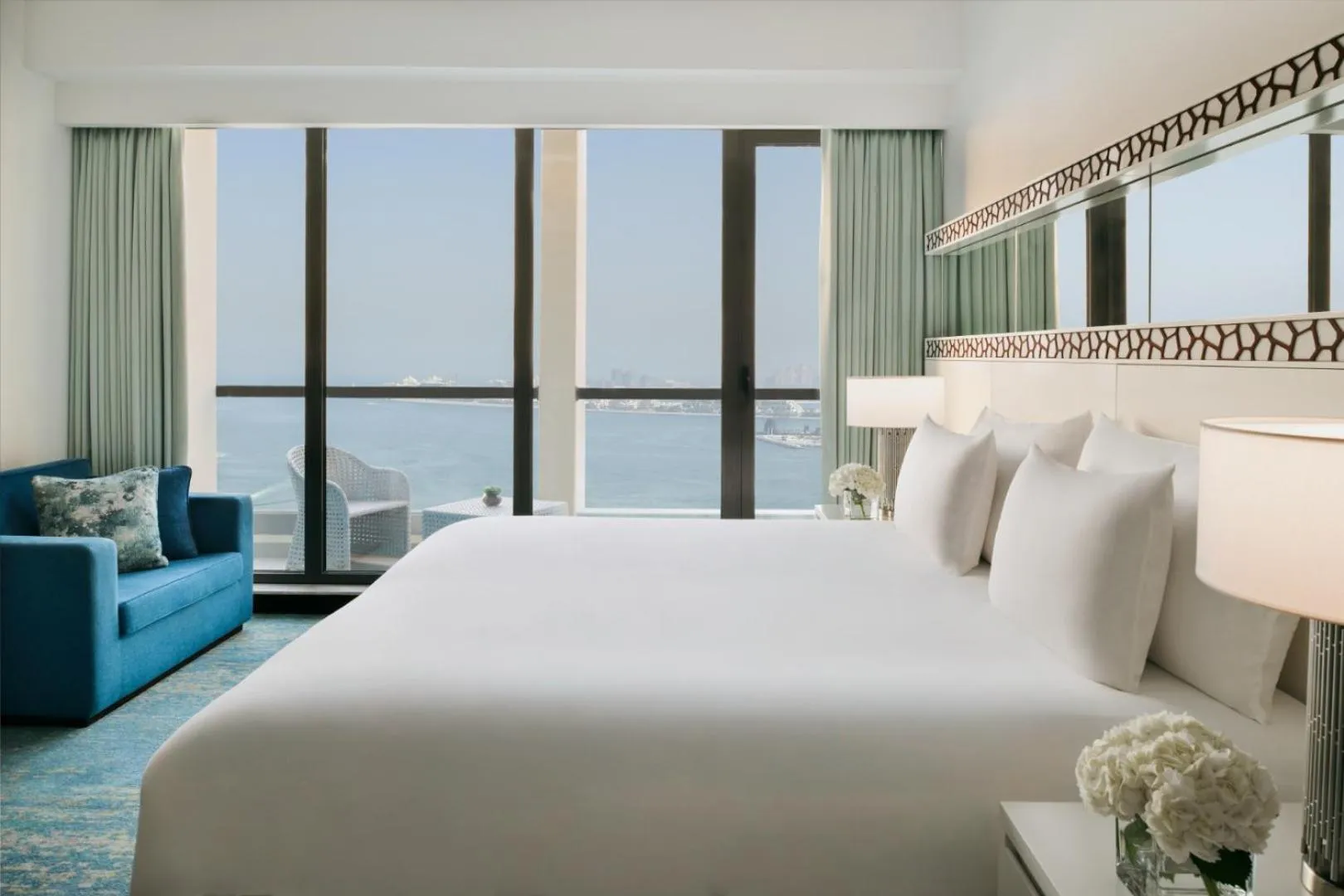 Bed in JA Ocean View Hotel, Jumeirah Beach Dubai