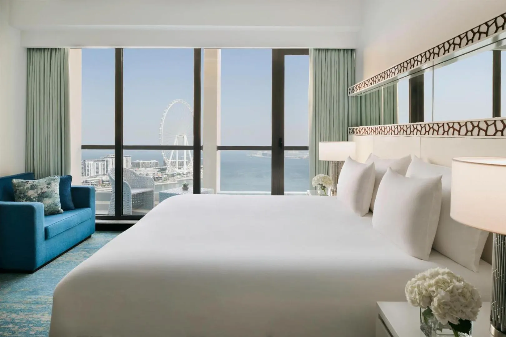 Bed in JA Ocean View Hotel, Jumeirah Beach Dubai