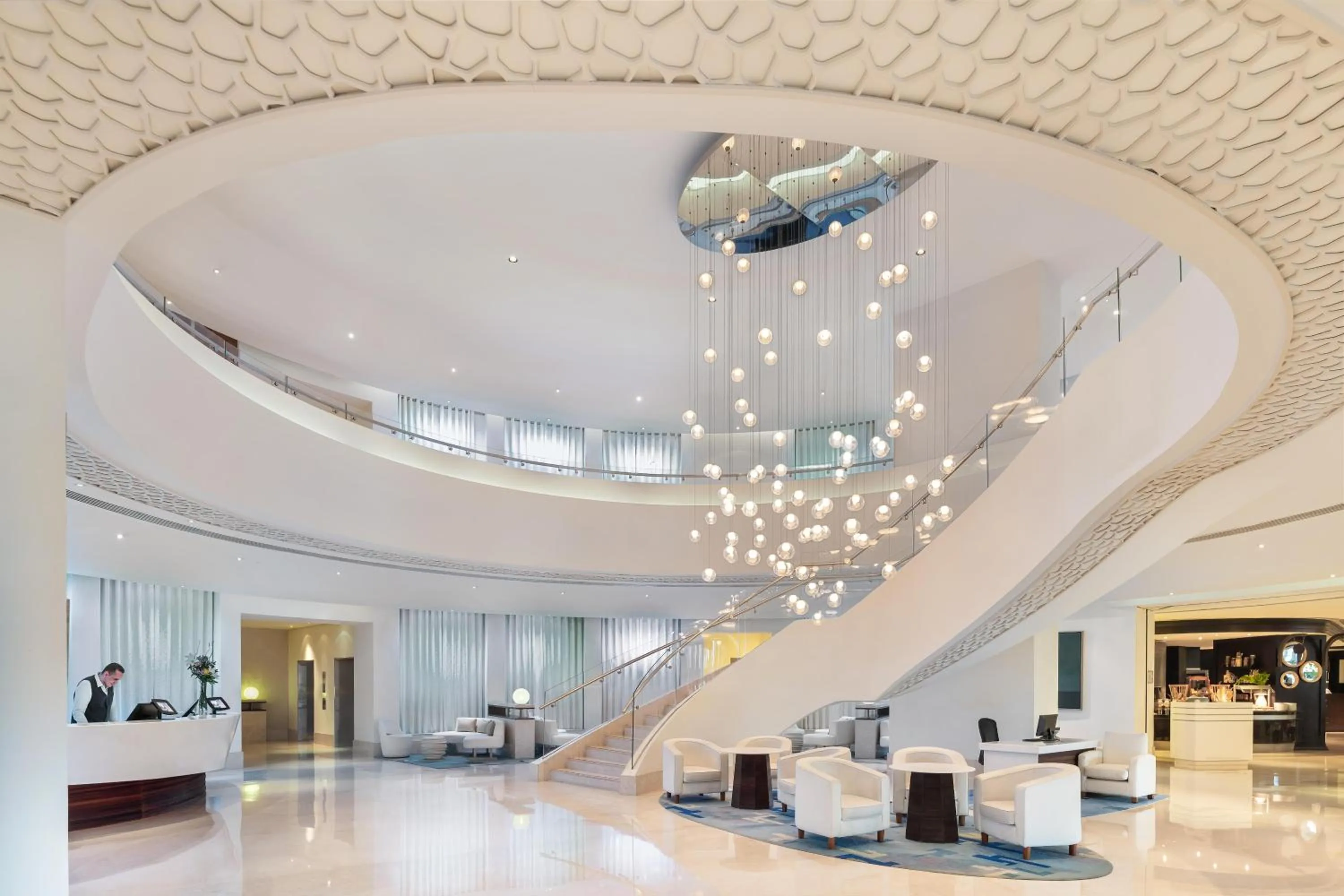 Lobby or reception in JA Ocean View Hotel, Jumeirah Beach Dubai